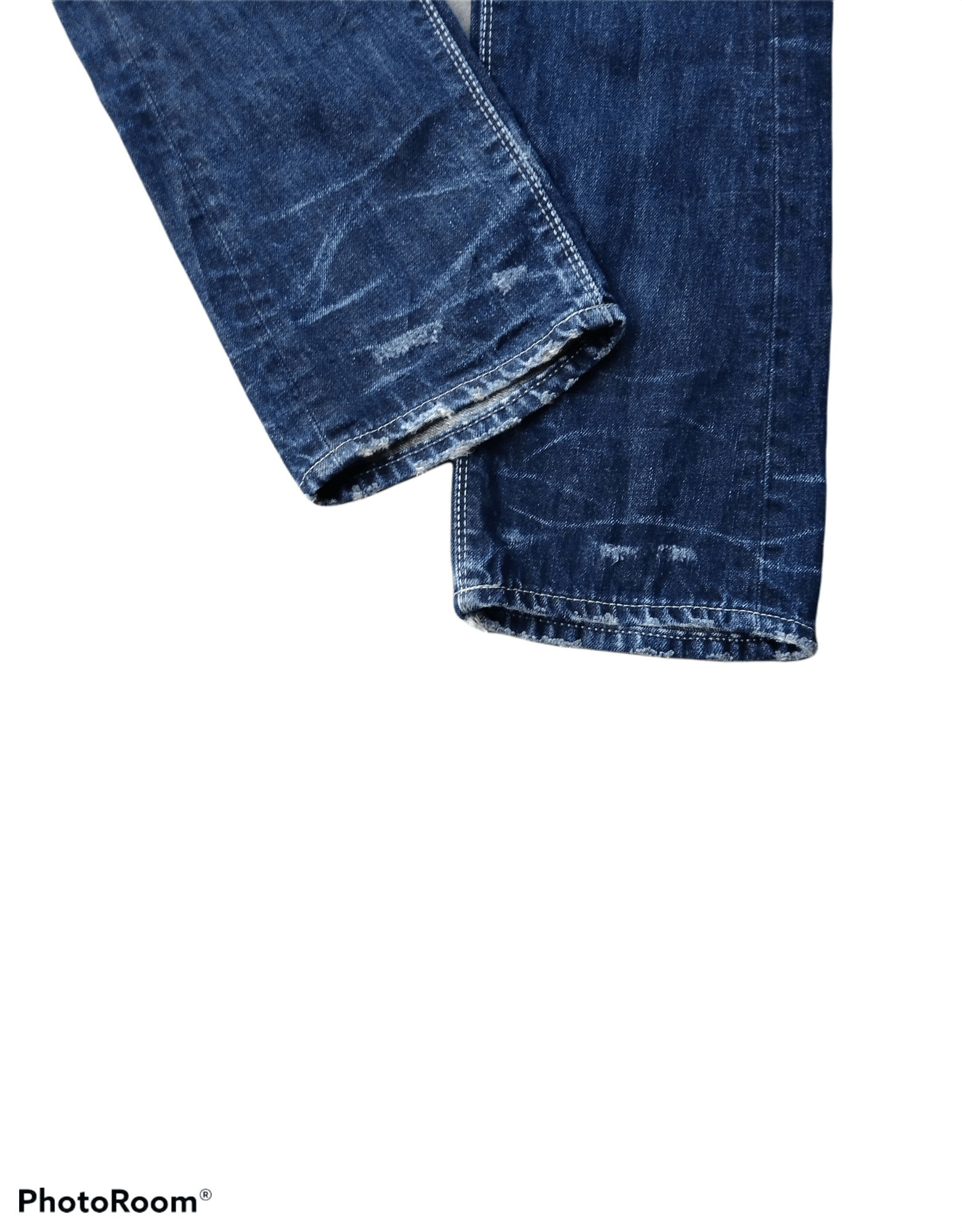 GOSTAR DE FUGA WASHED BLUE MADE IN JAPAN🎌GOSTAR DE FUGA DENIM PANTS Size US 31 - 5 Thumbnail