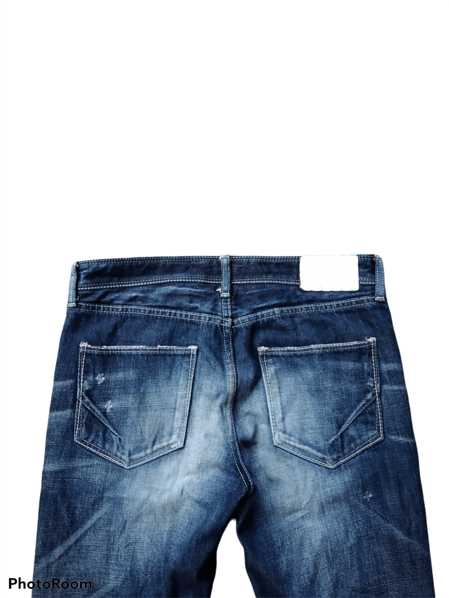 GOSTAR DE FUGA WASHED BLUE MADE IN JAPAN🎌GOSTAR DE FUGA DENIM PANTS Size US 31 - 4 Thumbnail