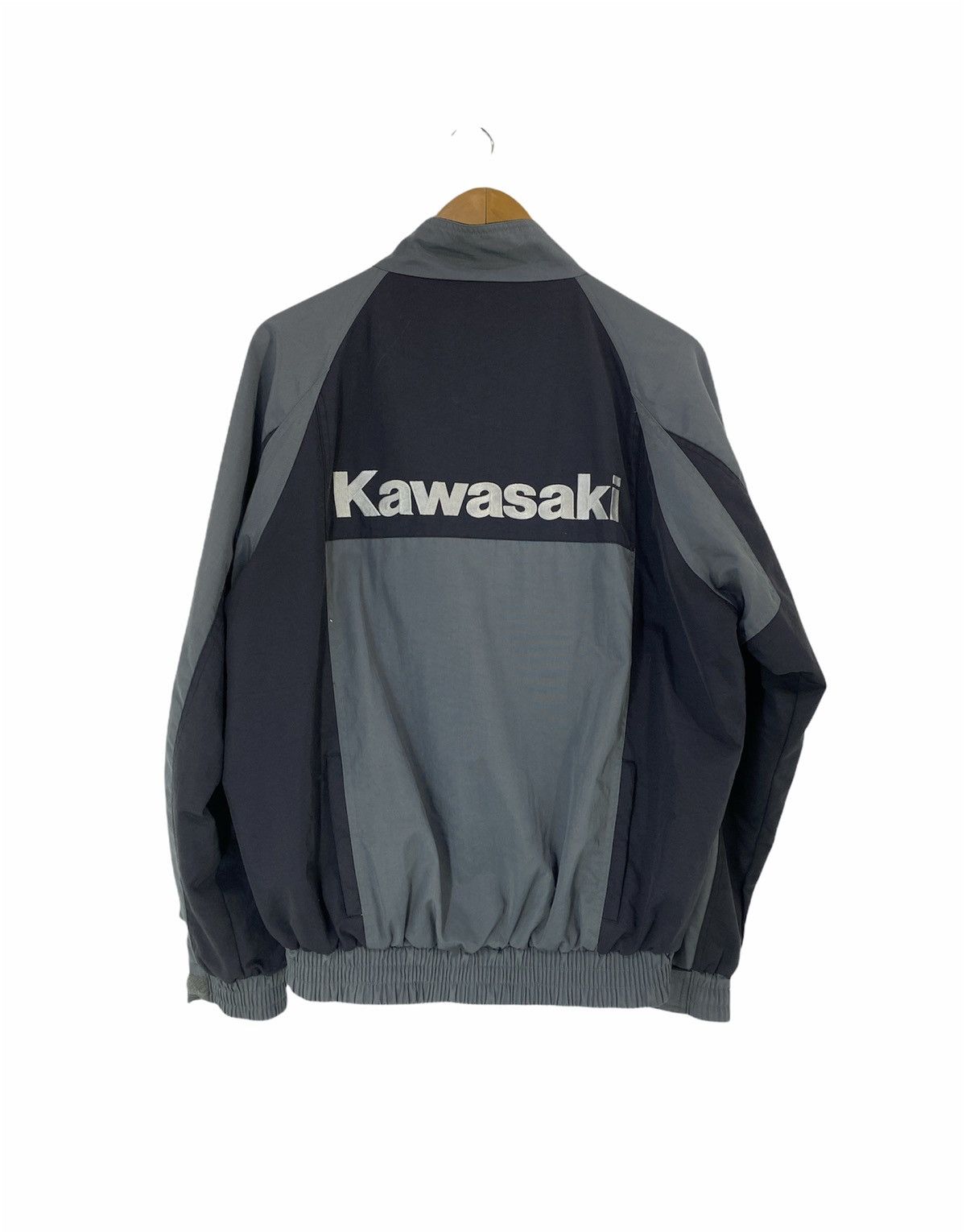 Sports Specialties × Vintage Vintage Kawasaki Racing Team Biker Jacket Design Big Logo Size US XL / EU 56 / 4 - 1 Thumbnail