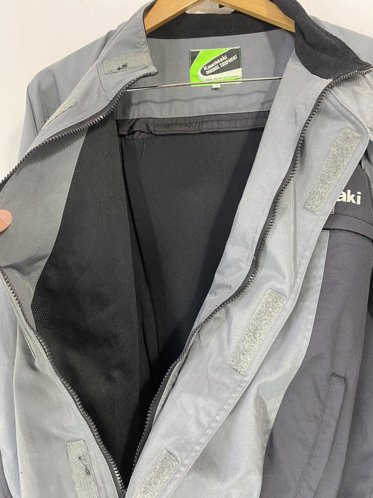 Sports Specialties × Vintage Vintage Kawasaki Racing Team Biker Jacket Design Big Logo Size US XL / EU 56 / 4 - 8 Thumbnail