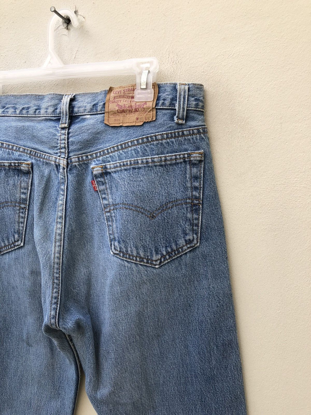 Levi's Vintage Levi’s 501 xx Jeans Released Hem Painter Denim Size US 34 / EU 50 - 16 Thumbnail