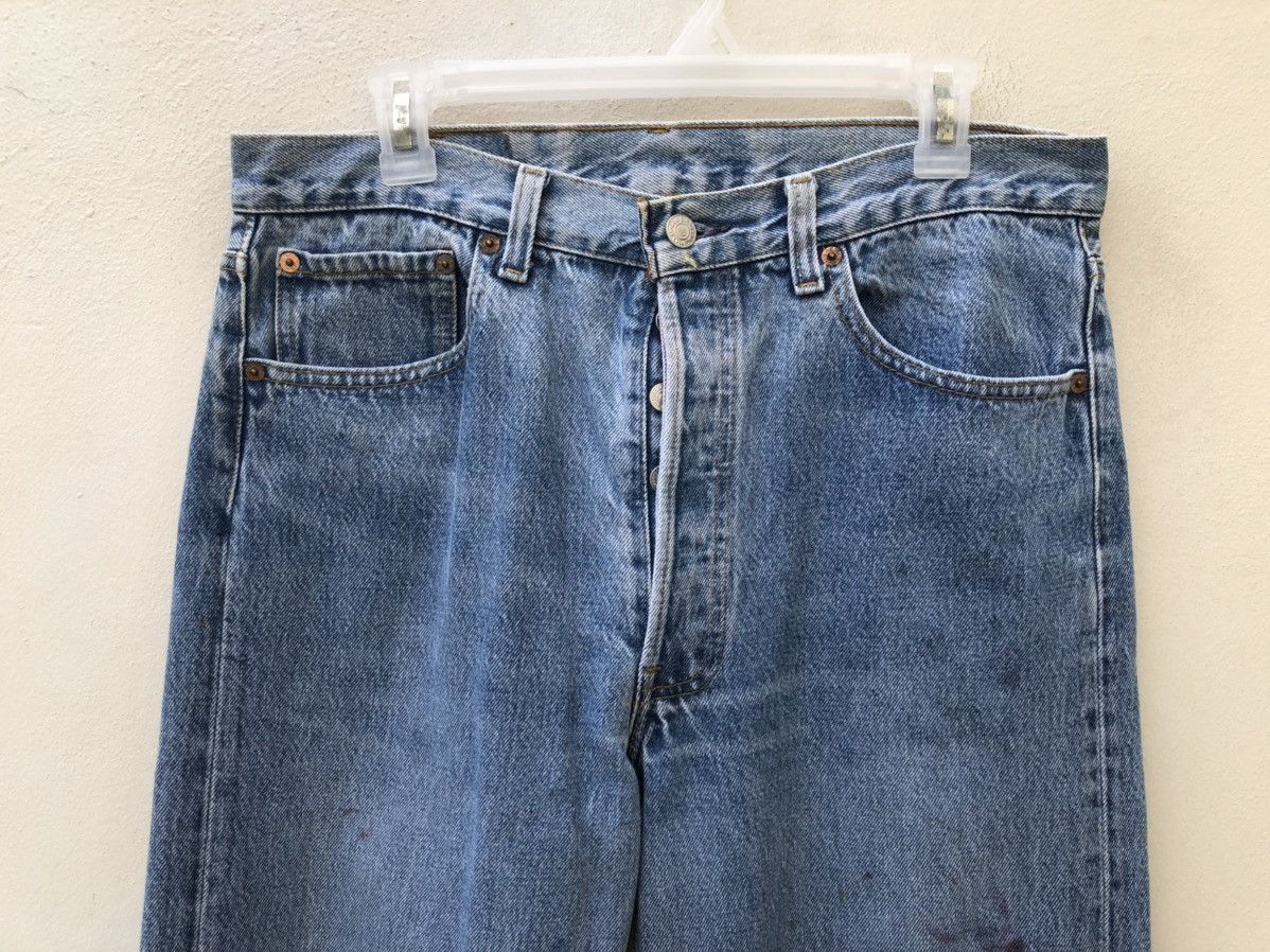 Levi's Vintage Levi’s 501 xx Jeans Released Hem Painter Denim Size US 34 / EU 50 - 4 Thumbnail