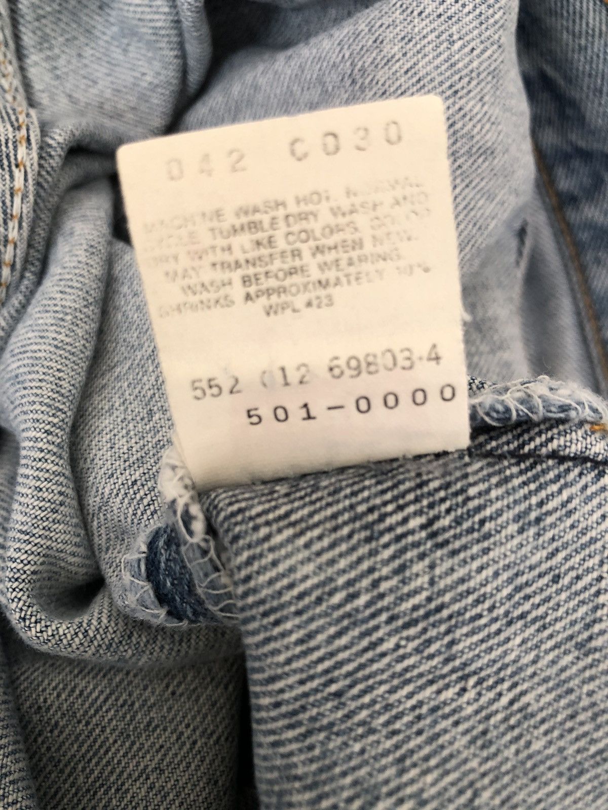 Levi's Vintage Levi’s 501 xx Jeans Released Hem Painter Denim Size US 34 / EU 50 - 22 Thumbnail
