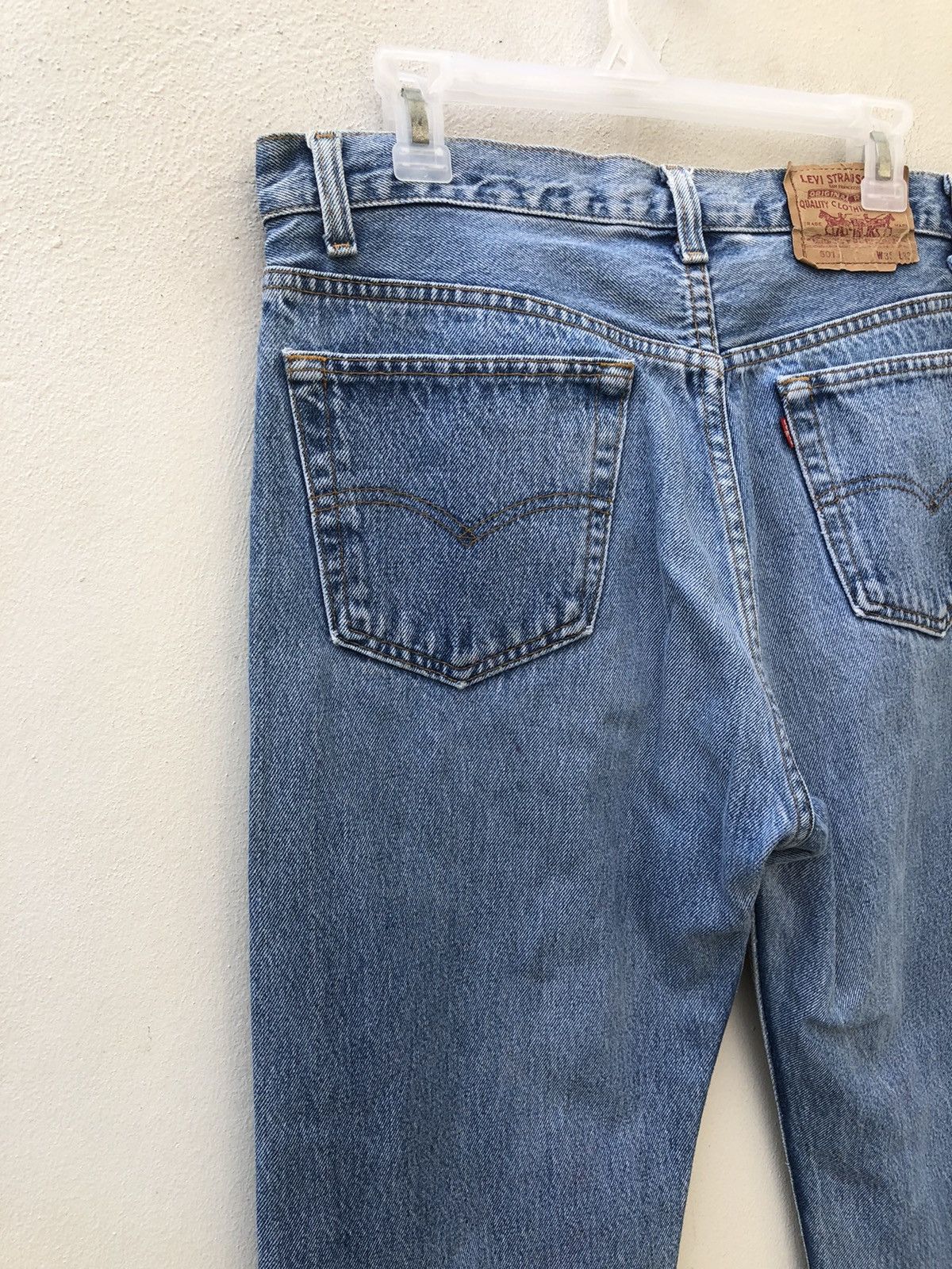 Levi's Vintage Levi’s 501 xx Jeans Released Hem Painter Denim Size US 34 / EU 50 - 14 Thumbnail