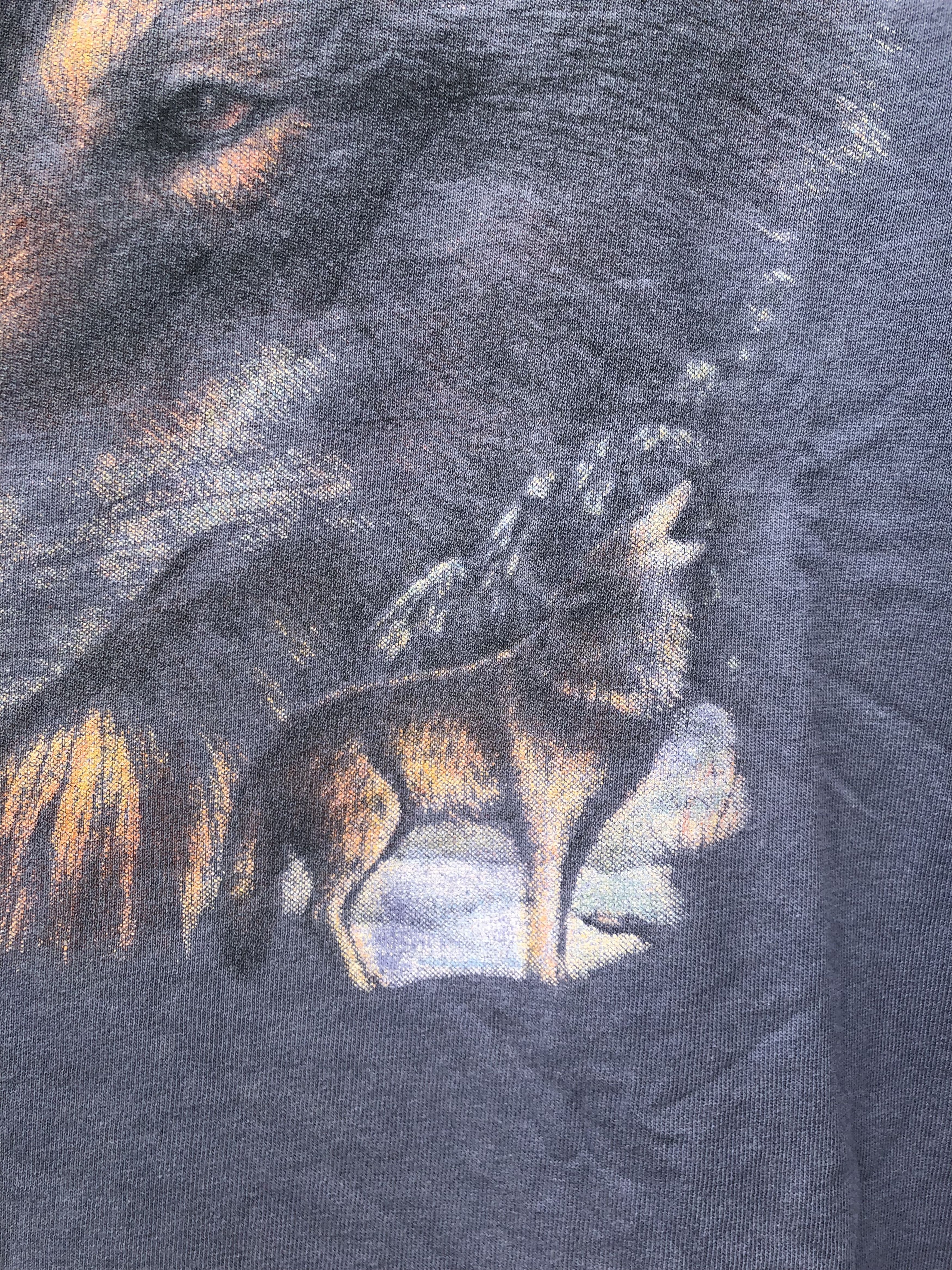Harley Davidson Vintage 90s 3D Emblem Harley Davidson Wolf Wolves t-shirt Size US XL / EU 56 / 4 - 7 Thumbnail