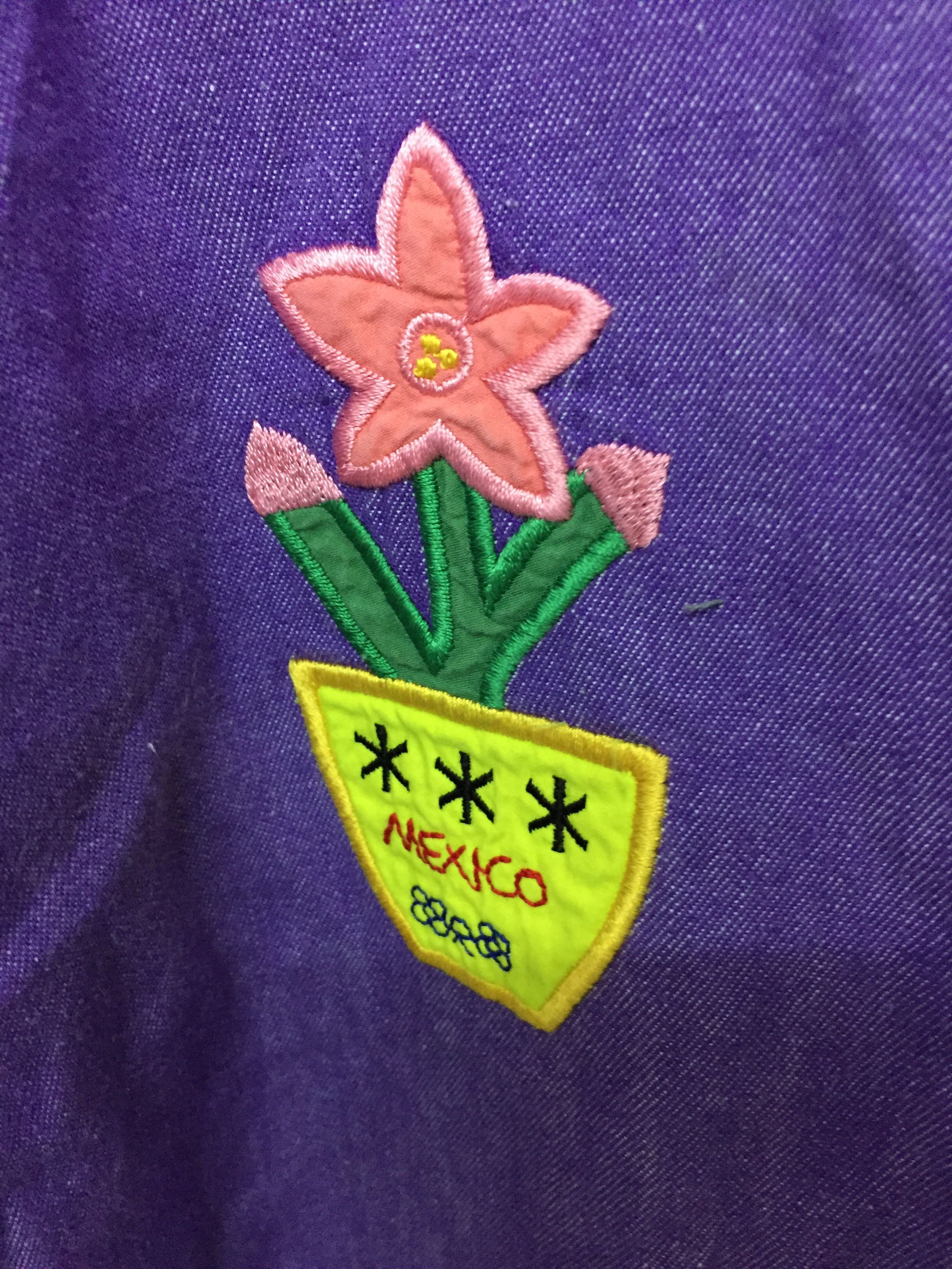Nigel Cabourn 90's Ancient Egypt mexico embroidered logo button up Size US L / EU 52-54 / 3 - 7 Thumbnail