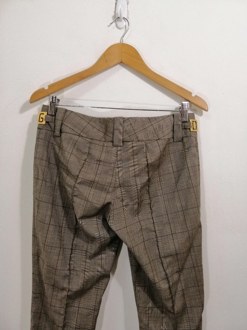 Dolce & Gabbana Dolce And Gabanna Wool Plaid Pants Classic Design Logo 19 Size US 30 / EU 46 - 8 Thumbnail