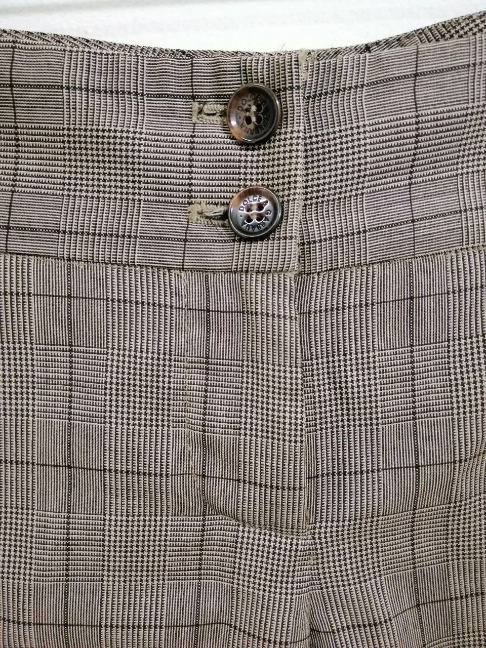 Dolce & Gabbana Dolce And Gabanna Wool Plaid Pants Classic Design Logo 19 Size US 30 / EU 46 - 4 Thumbnail