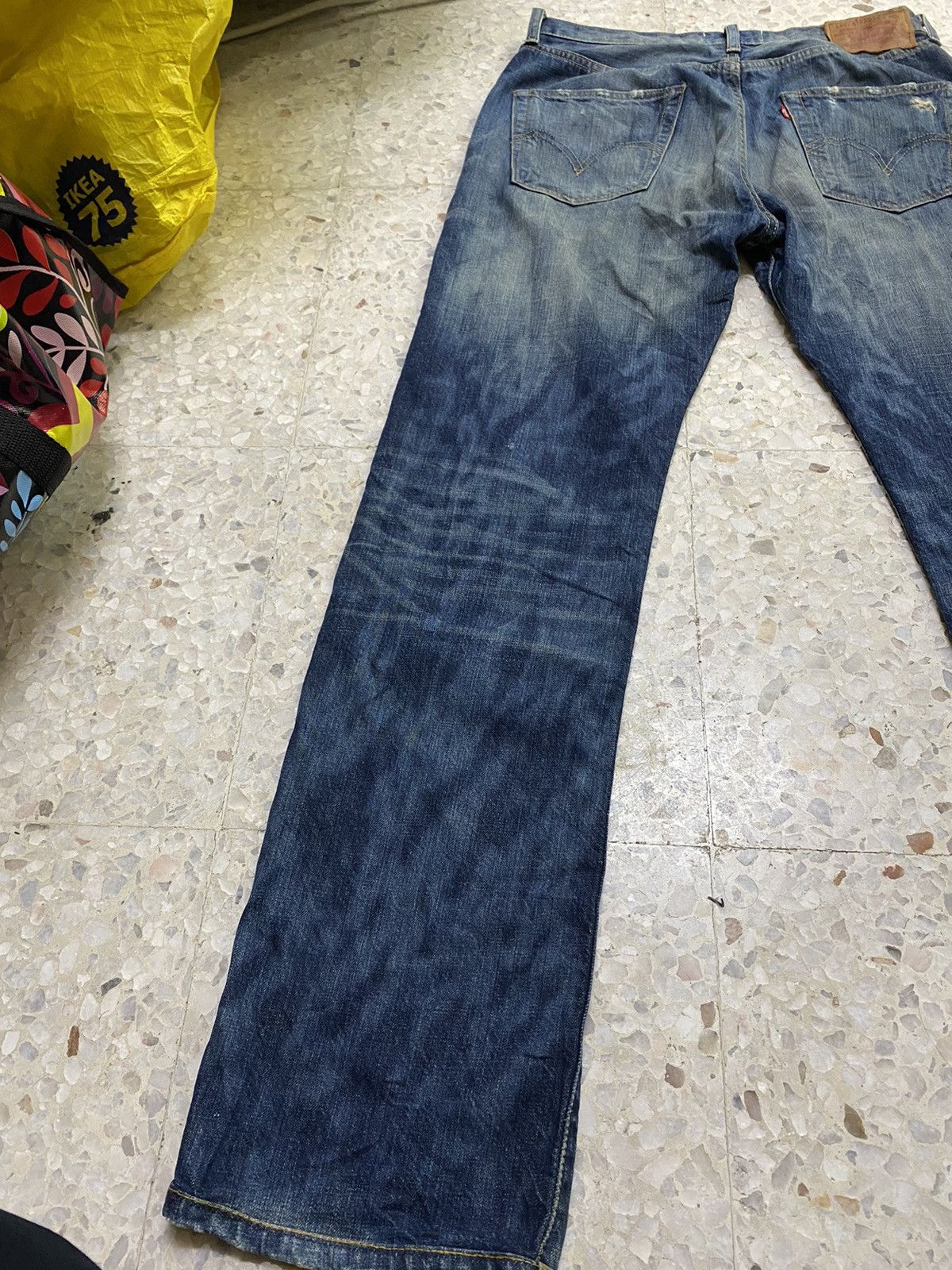 Levi's × Levi's Vintage Clothing Vintage Levi’s 501 Jeans Distressted Design Rare Size US 30 / EU 46 - 12 Thumbnail