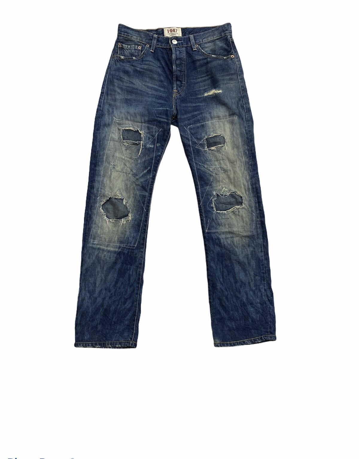 Vintage Levi’s 501 Jeans Distressted Design Rare