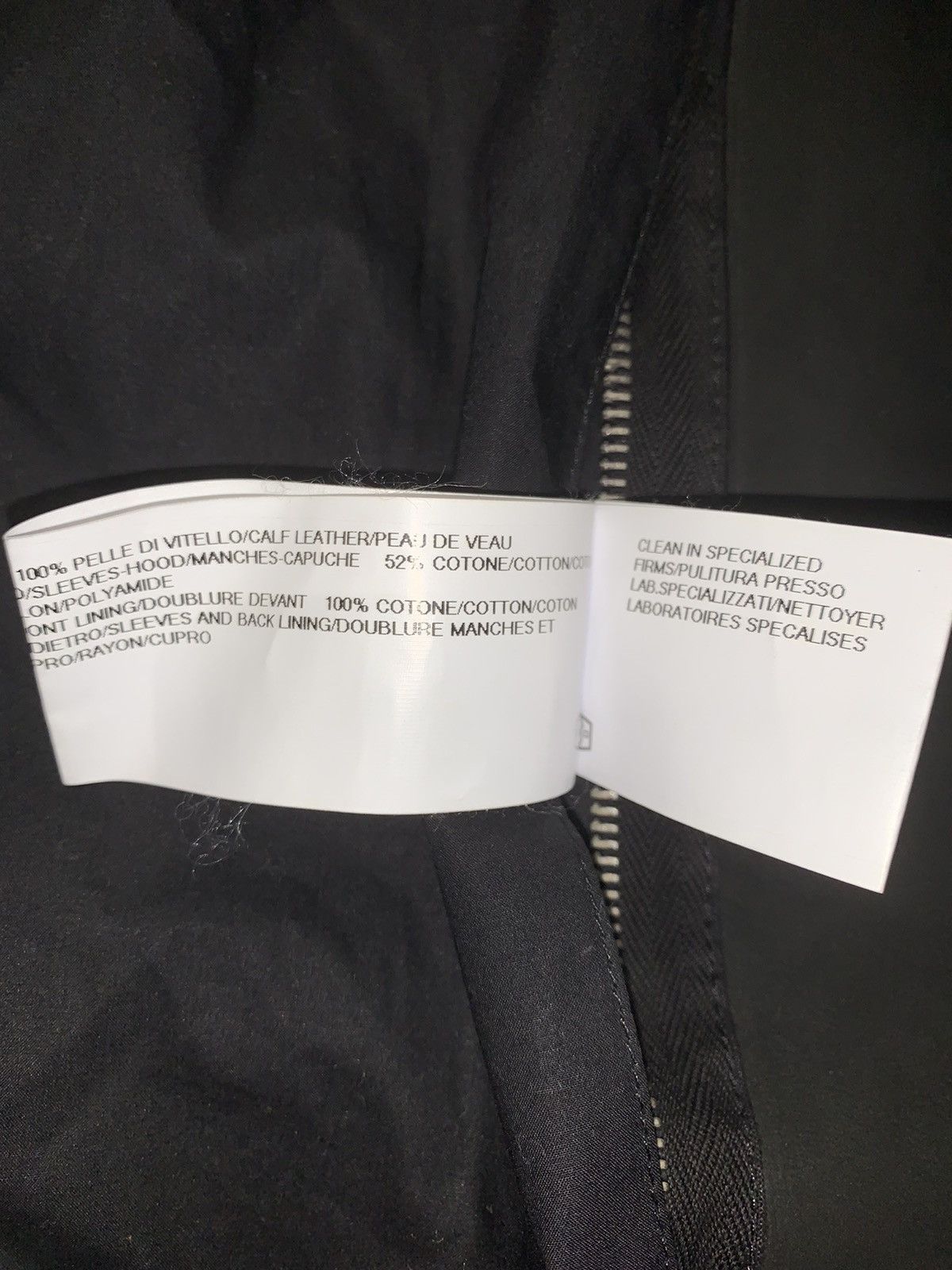 Rick Owens FW13 Plinth Stooges Secret Hood Biker Leather Jacket Size US L / EU 52-54 / 3 - 17 Thumbnail