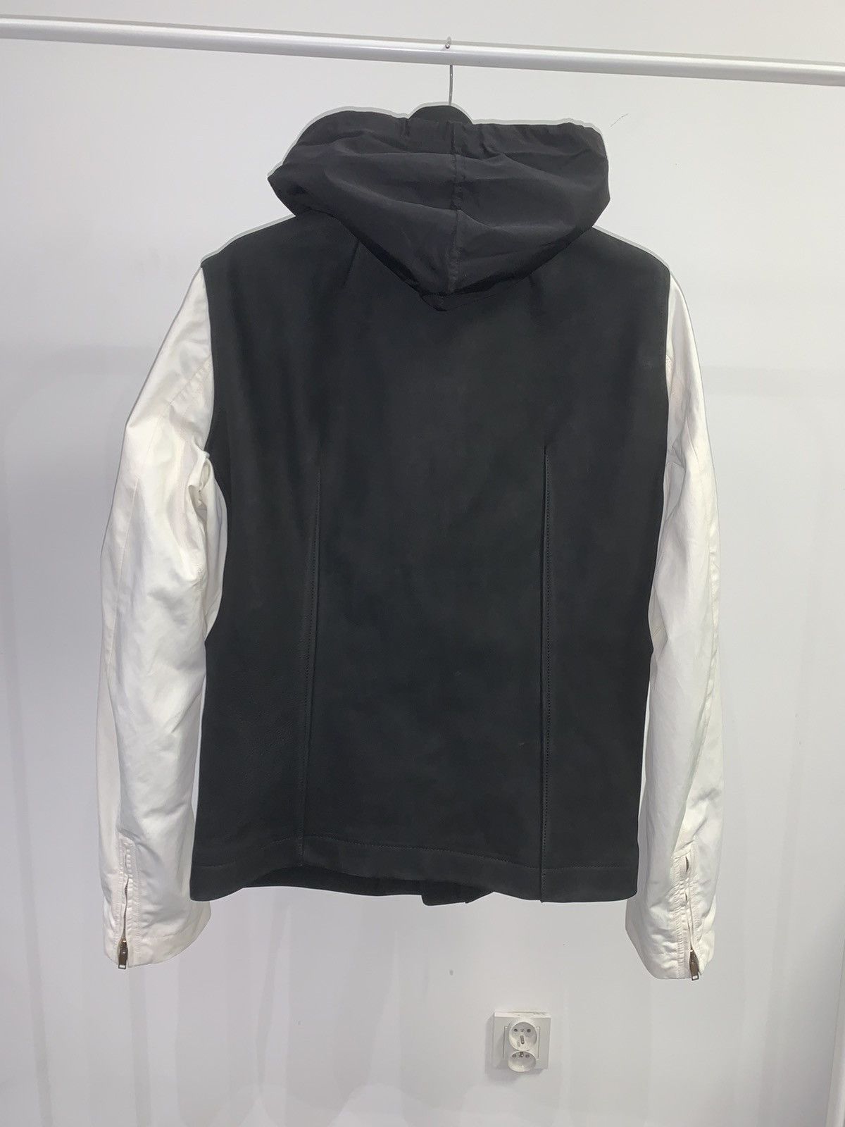 Rick Owens FW13 Plinth Stooges Secret Hood Biker Leather Jacket Size US L / EU 52-54 / 3 - 7 Thumbnail