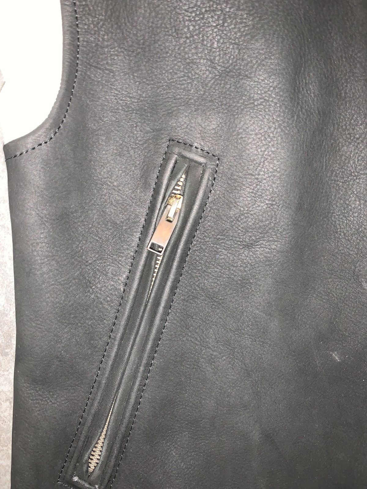 Rick Owens FW13 Plinth Stooges Secret Hood Biker Leather Jacket Size US L / EU 52-54 / 3 - 14 Thumbnail