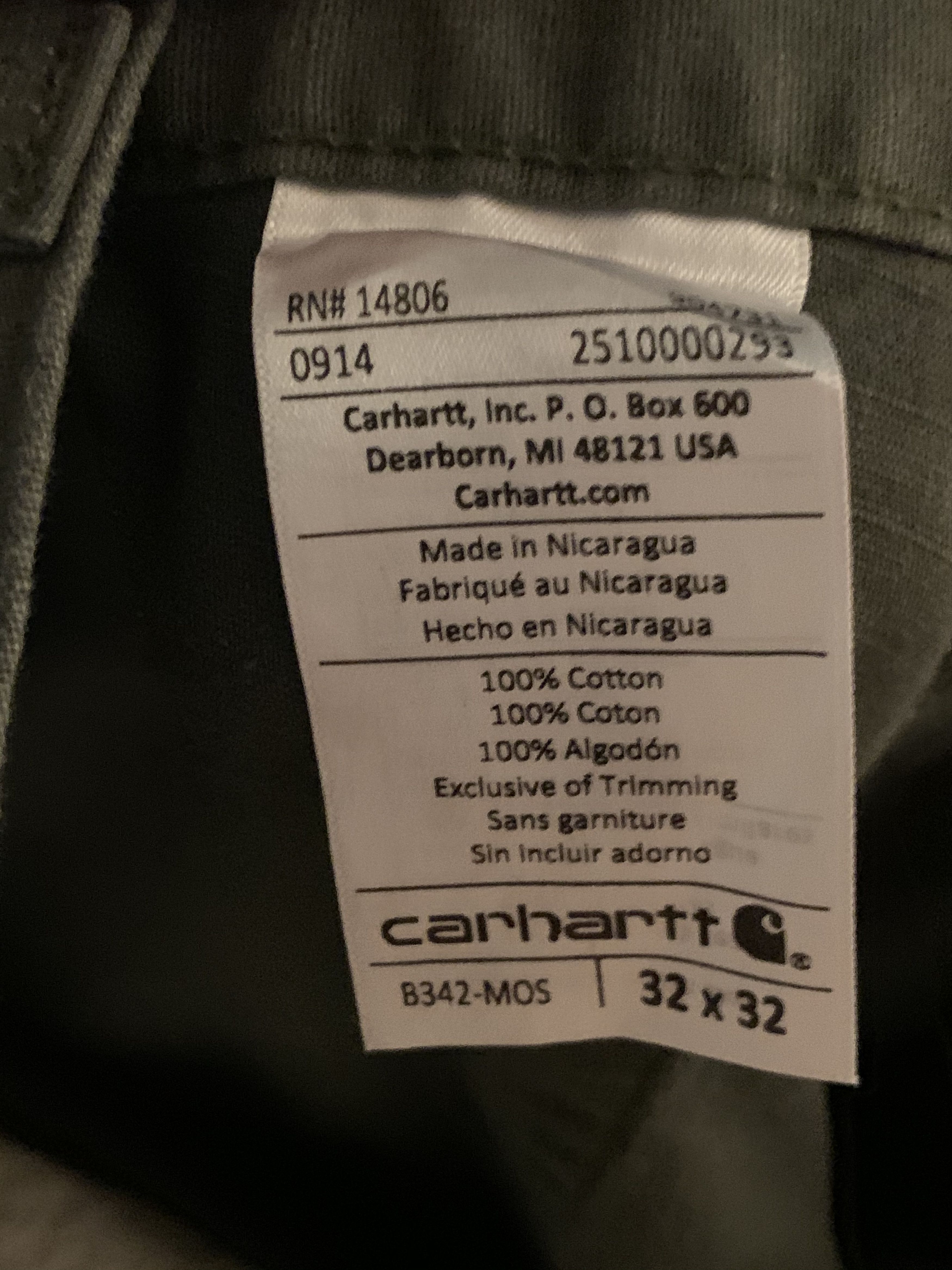 Carhartt *RARE* New Carhartt RipStop Double Knee Cargo Work Pants 32 Size US 32 / EU 48 - 7 Thumbnail