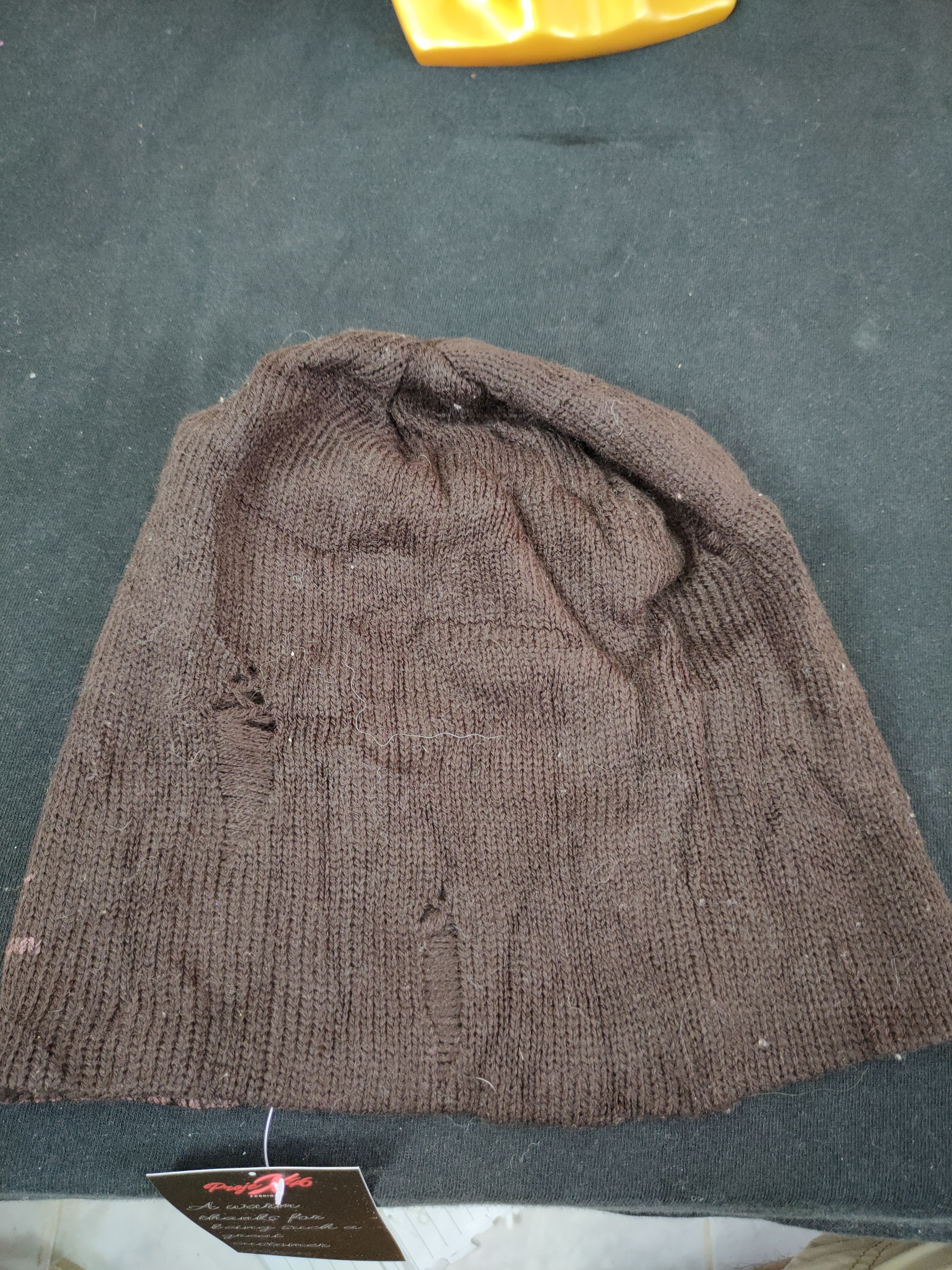 Japanese Brand Apestein uk designer distress skull diamond beanie #153DLL Size ONE SIZE - 8 Thumbnail