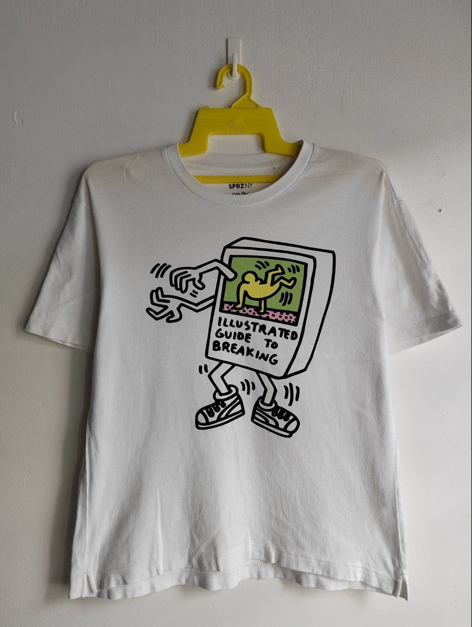 Japanese Brand × Keith Haring × Vintage Keith Haring Radiohead Rare Illustrated Guide to Breaking Size US M / EU 48-50 / 2 - 1 Thumbnail