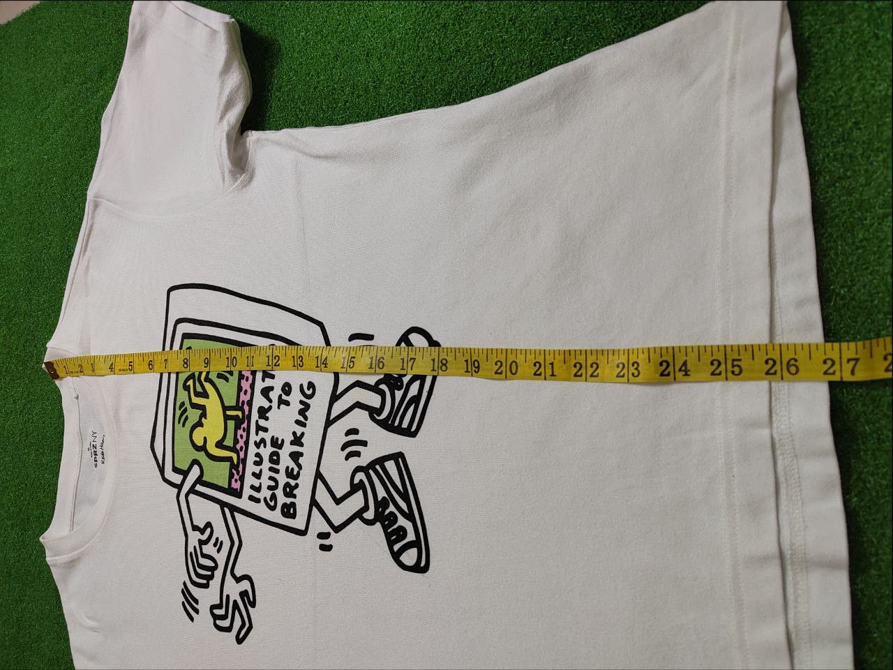 Japanese Brand × Keith Haring × Vintage Keith Haring Radiohead Rare Illustrated Guide to Breaking Size US M / EU 48-50 / 2 - 6 Thumbnail