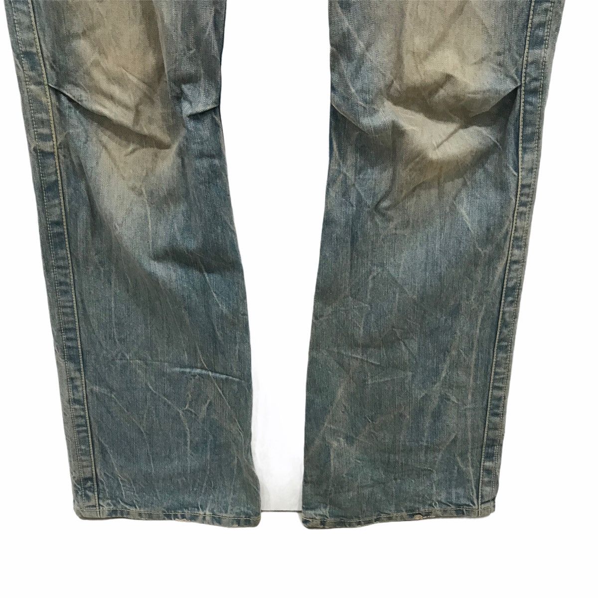 Japanese Brand Blue Way Boot Cut Style Denim Jeans Trousers Pants Size US 34 / EU 50 - 4 Thumbnail