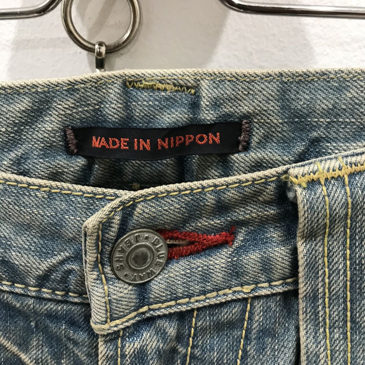 Japanese Brand Blue Way Boot Cut Style Denim Jeans Trousers Pants Size US 34 / EU 50 - 8 Thumbnail