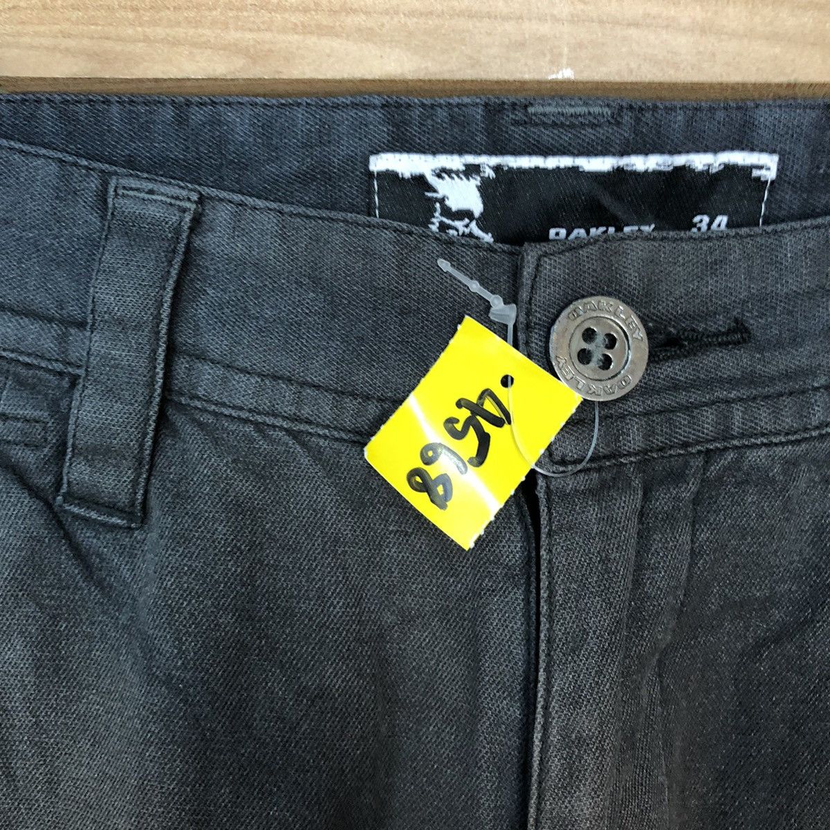 Oakley Oakley Black multi pocket faded Cargo Pants #4568DLL Size US 34 / EU 50 - 9 Thumbnail