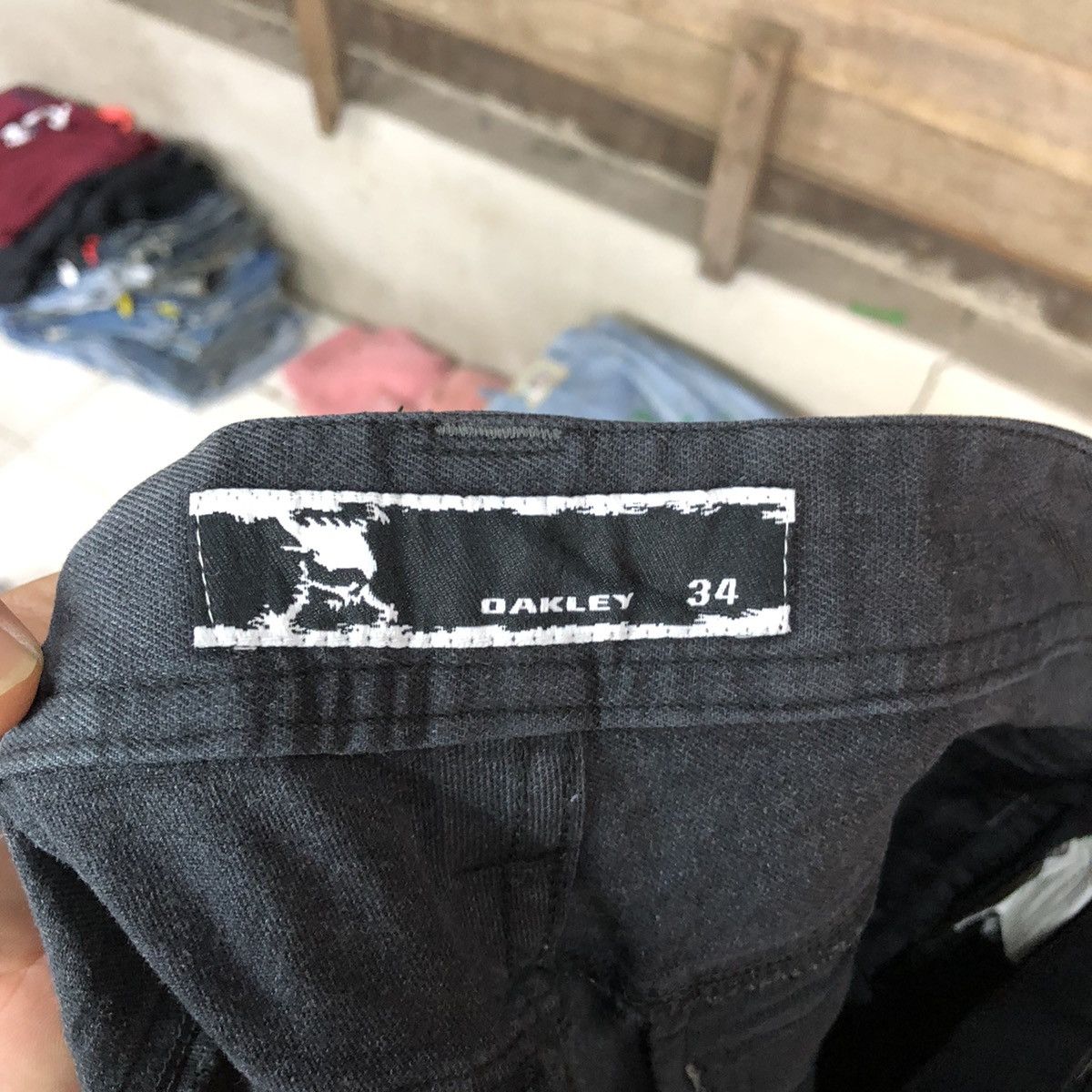 Oakley Oakley Black multi pocket faded Cargo Pants #4568DLL Size US 34 / EU 50 - 15 Thumbnail