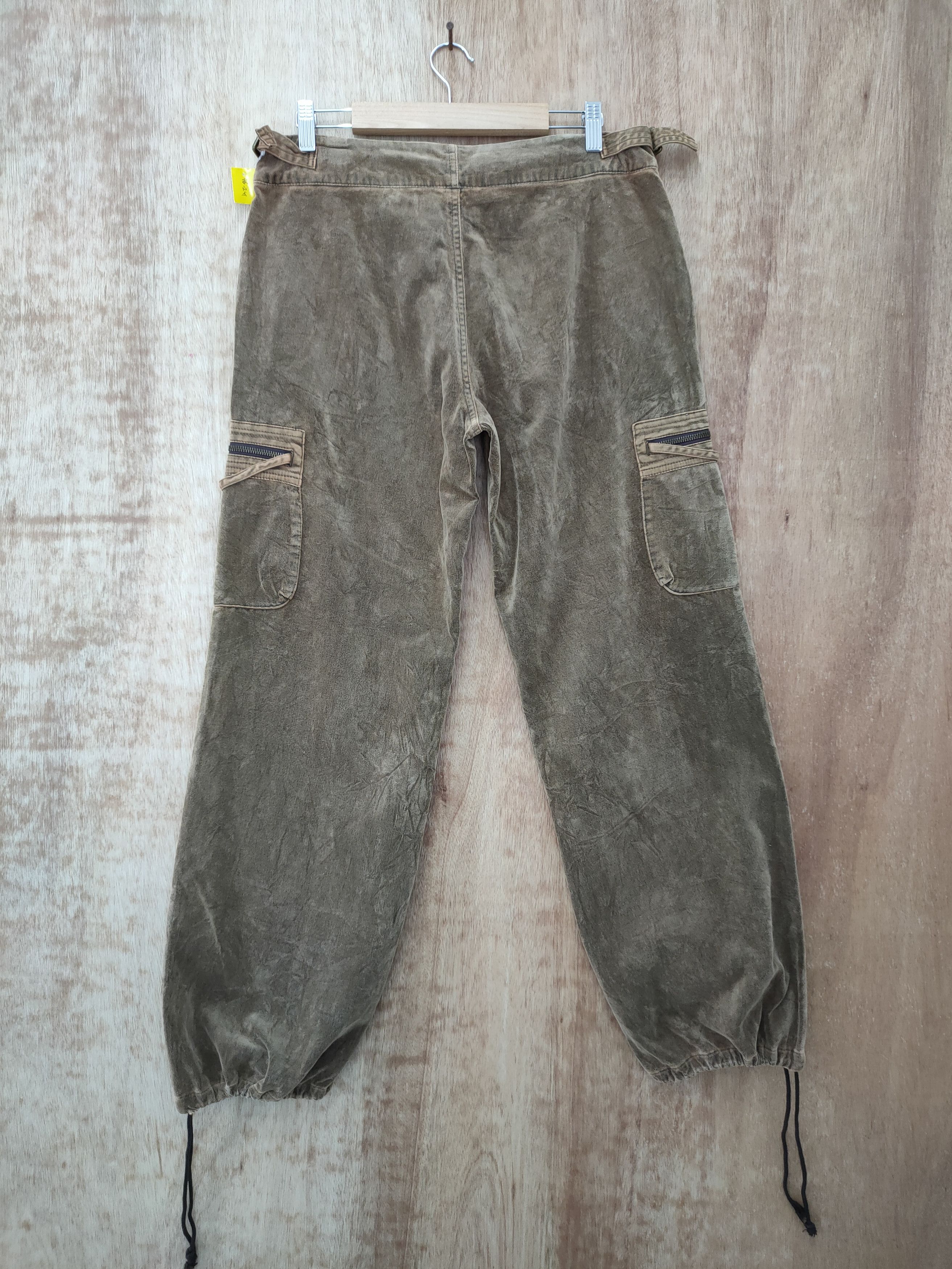 Japanese Brand Spin Japan corduroy velvet style cargo pants #46-241DL Size US 30 / EU 46 - 9 Thumbnail