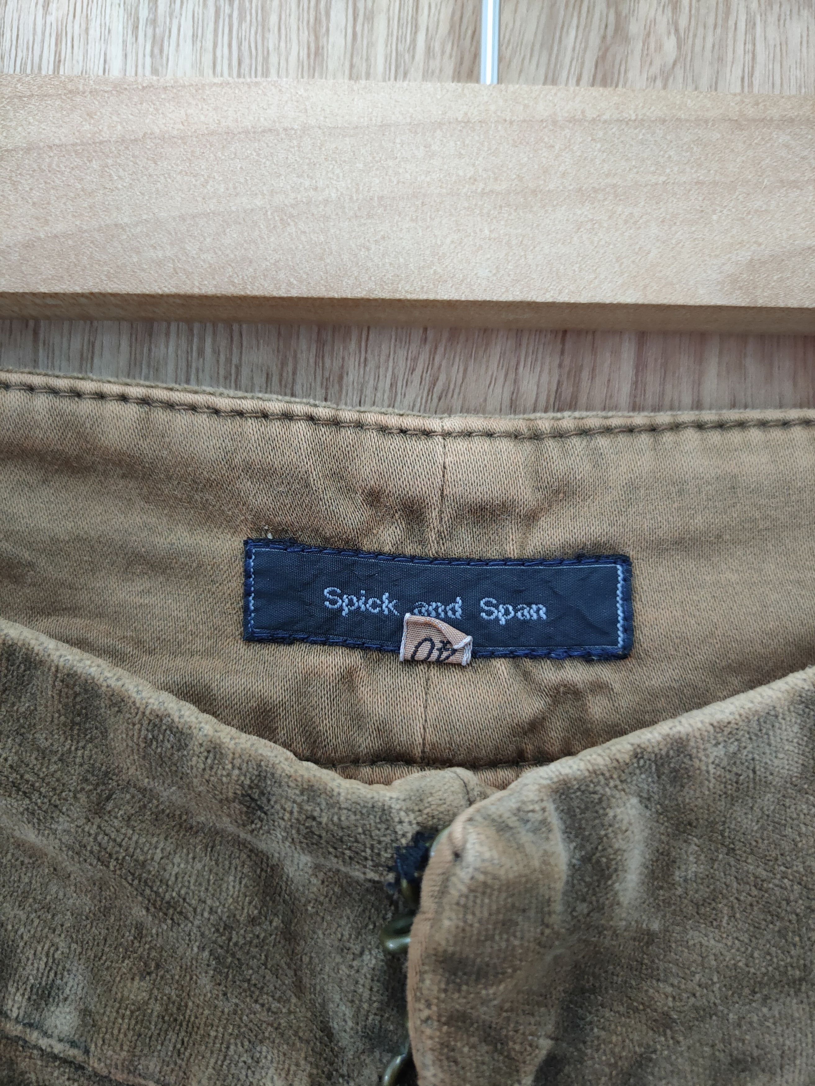 Japanese Brand Spin Japan corduroy velvet style cargo pants #46-241DL Size US 30 / EU 46 - 5 Thumbnail