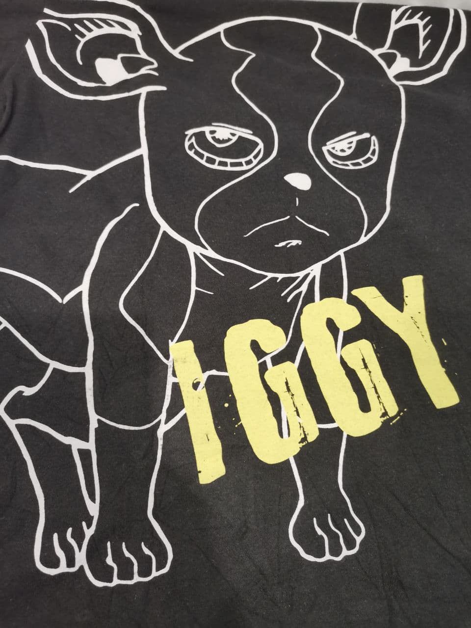 image of Anima x Cartoon Network Vintage Jojo Bizarre Adventure Iggy/ Hunter in Black, Men's (Size Medium)