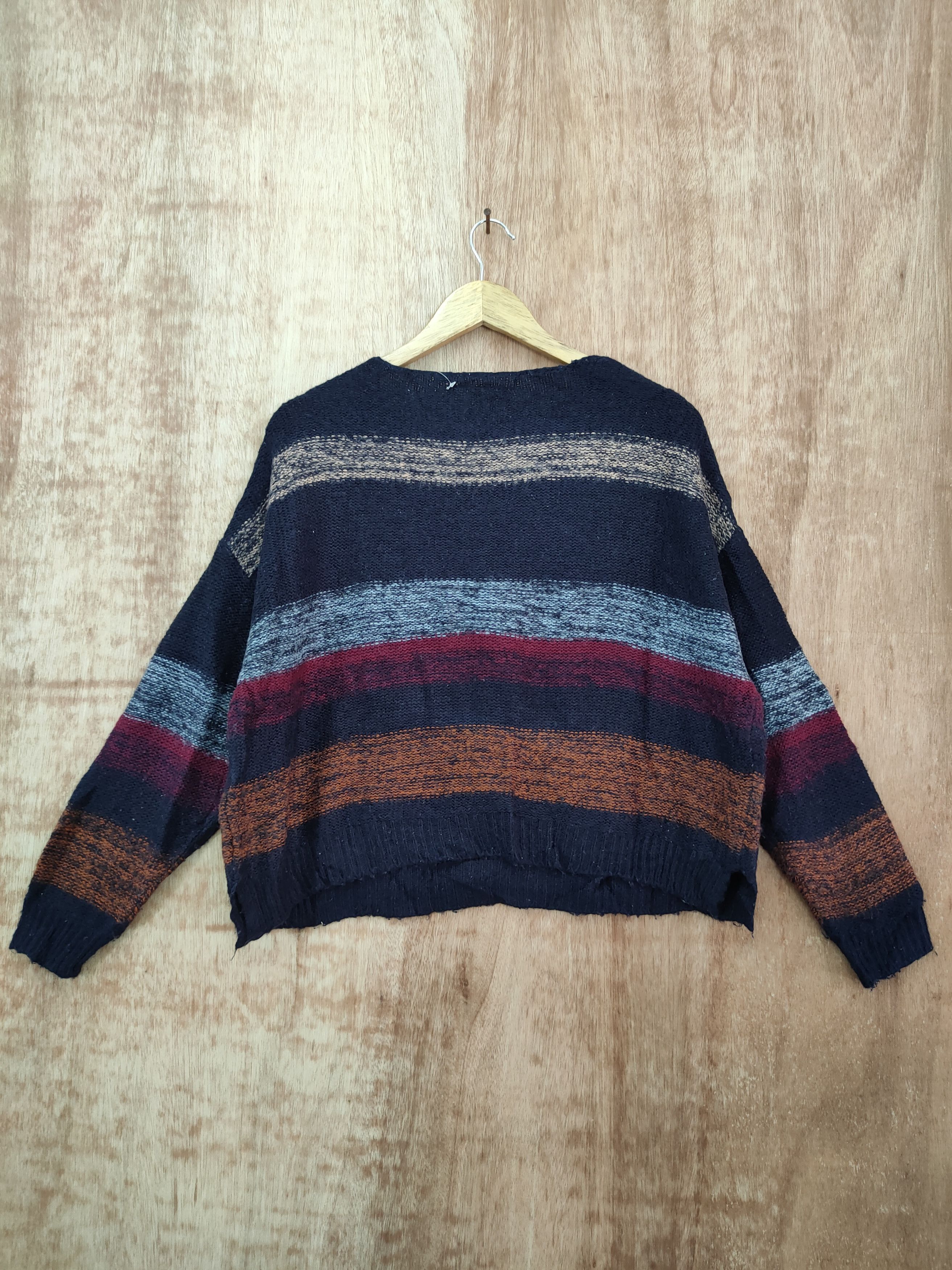 Aran Isles Knitwear DL Mohair Touch Knit Alicia Pageboy knitwear stripe #46-164 Size US M / EU 48-50 / 2 - 7 Thumbnail