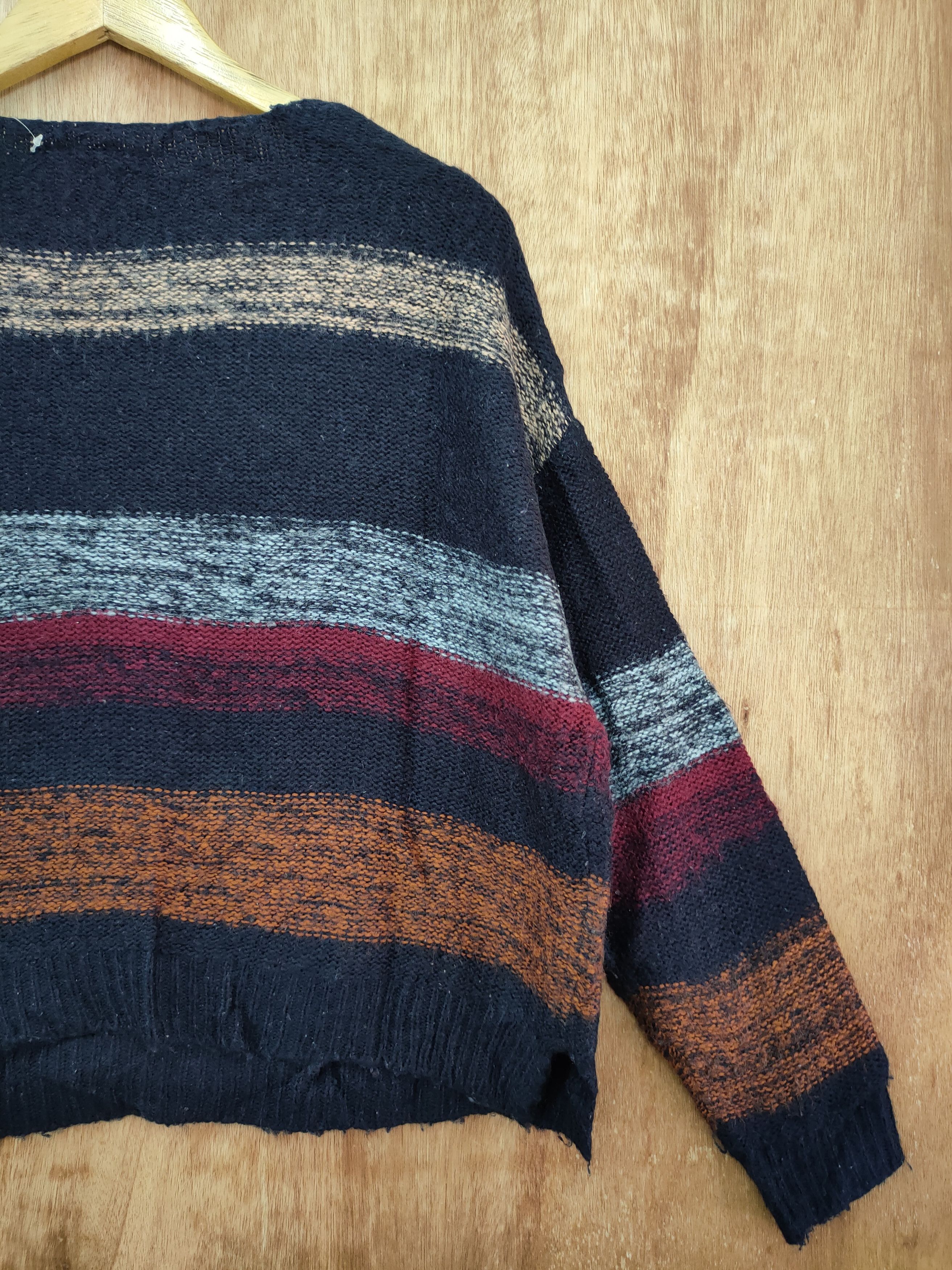 Aran Isles Knitwear DL Mohair Touch Knit Alicia Pageboy knitwear stripe #46-164 Size US M / EU 48-50 / 2 - 9 Thumbnail
