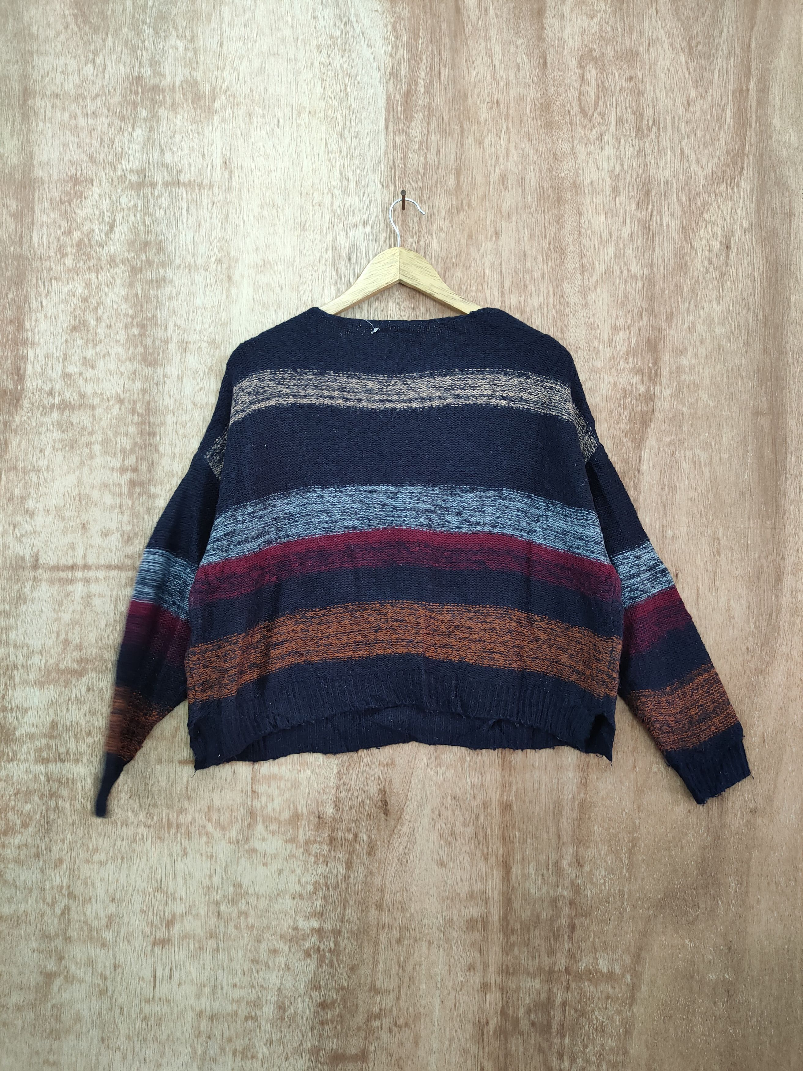 Aran Isles Knitwear DL Mohair Touch Knit Alicia Pageboy knitwear stripe #46-164 Size US M / EU 48-50 / 2 - 6 Thumbnail