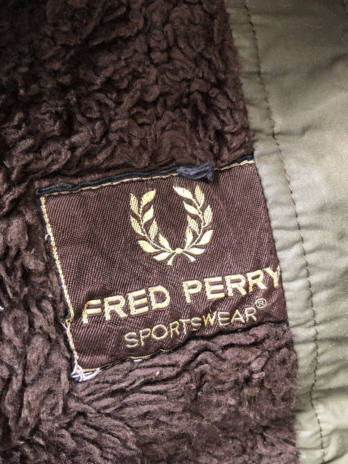 Fred Perry 1990s FP 🏴󠁧󠁢󠁥󠁮󠁧󠁿 Sportswear ™️ Logo Fur Lining Jacket Size US M / EU 48-50 / 2 - 6 Thumbnail
