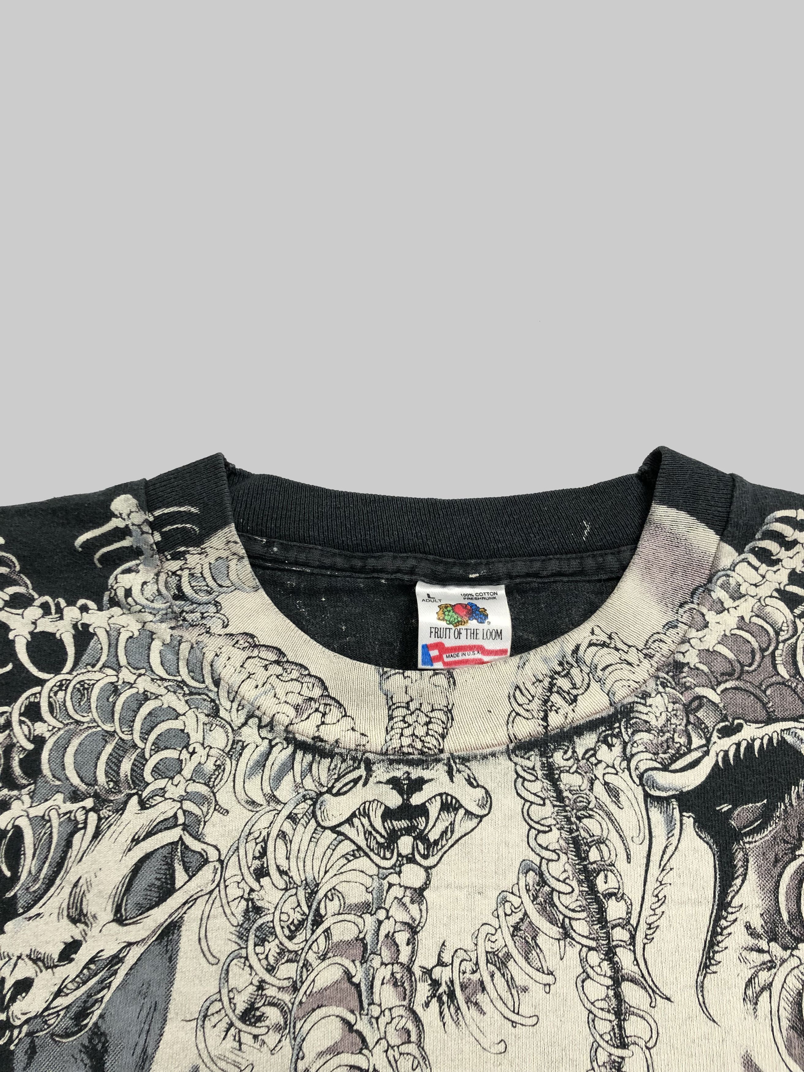 Liquid Blue Vintage 1993 Liquid Blue Medusa Skulls Travis Scott Size US L / EU 52-54 / 3 - 18 Thumbnail