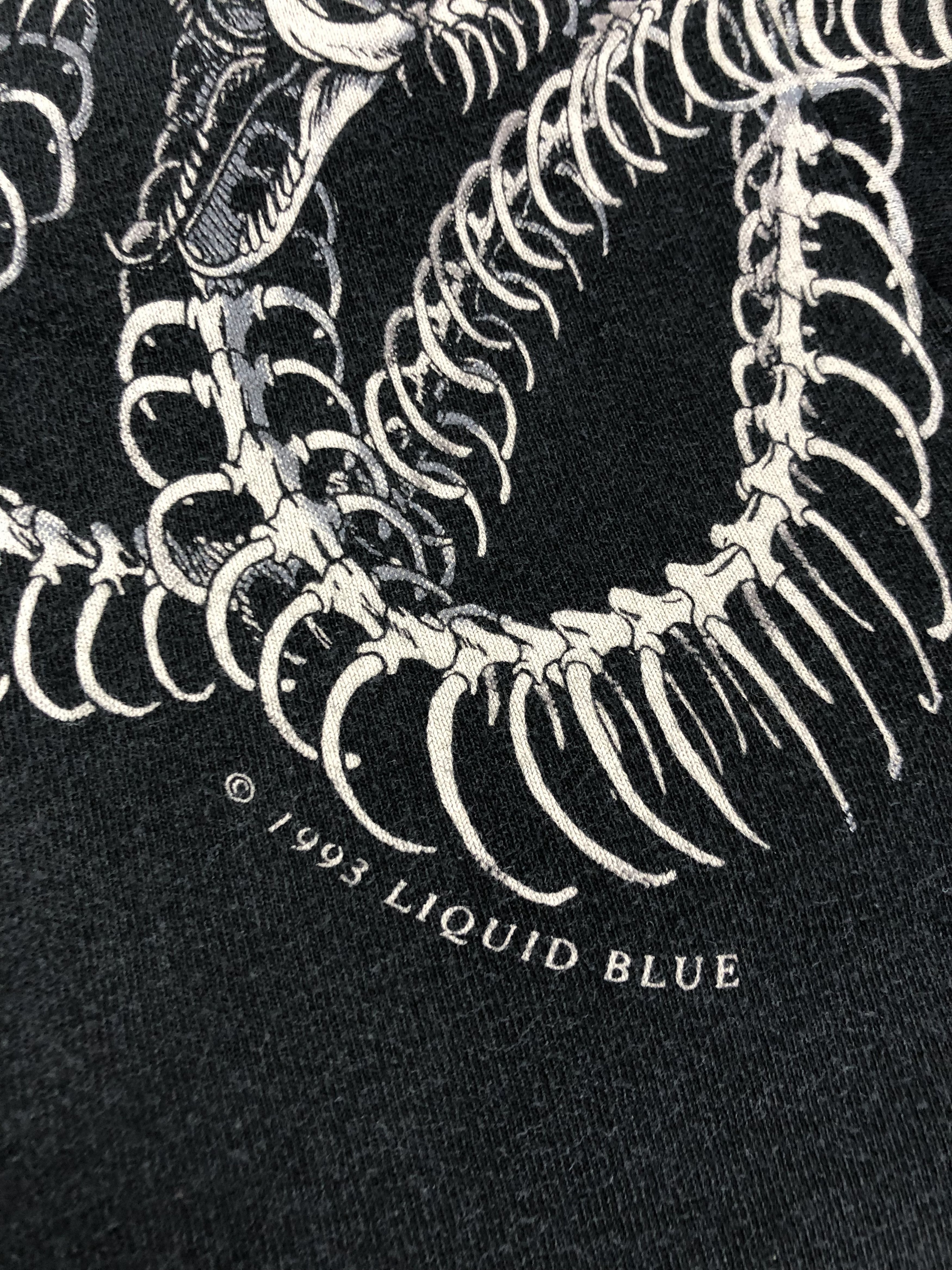 Liquid Blue Vintage 1993 Liquid Blue Medusa Skulls Travis Scott Size US L / EU 52-54 / 3 - 8 Thumbnail