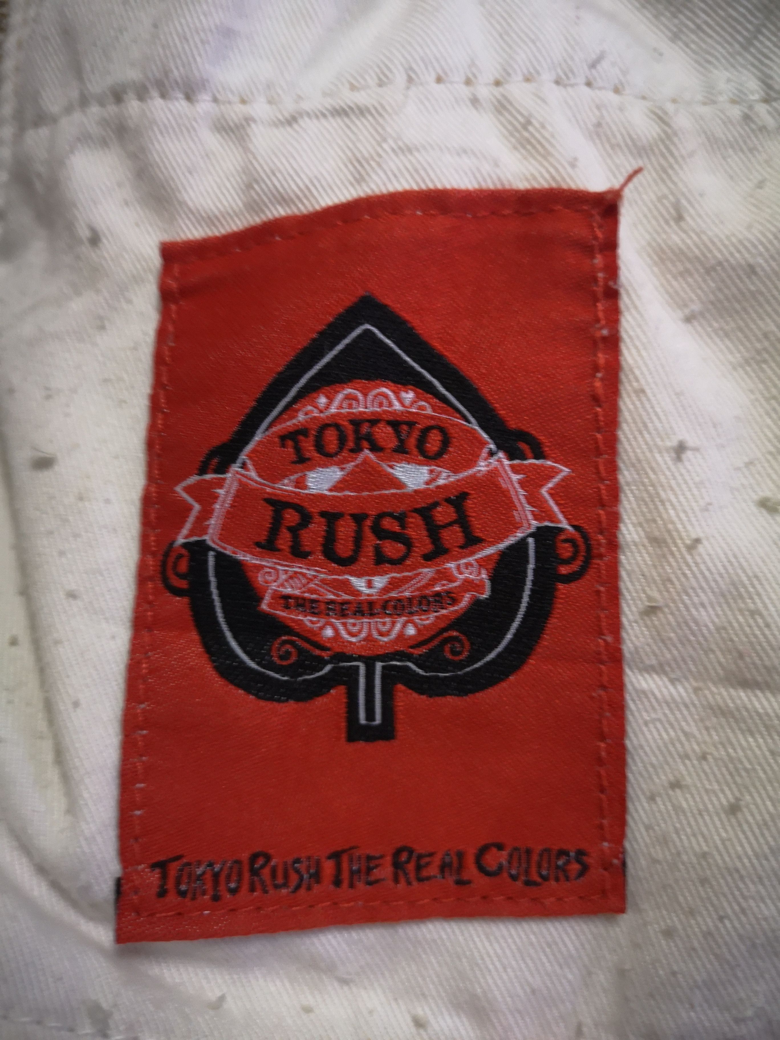 Japanese Brand Distress Denim Tokyo Rush patchwork Style Size US 32 / EU 48 - 18 Thumbnail