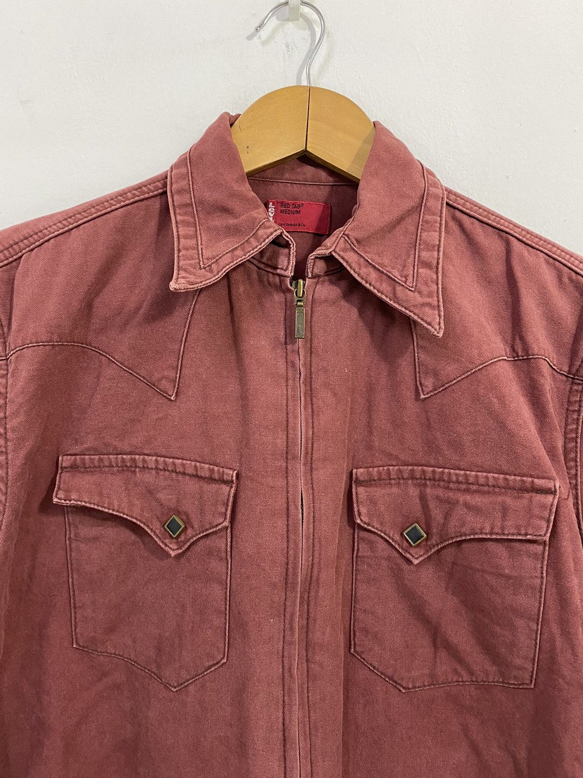 Levi's × Levi's Vintage Clothing Vintage Levi’s Western Chambray Zipper Shirt Design Size US M / EU 48-50 / 2 - 4 Thumbnail