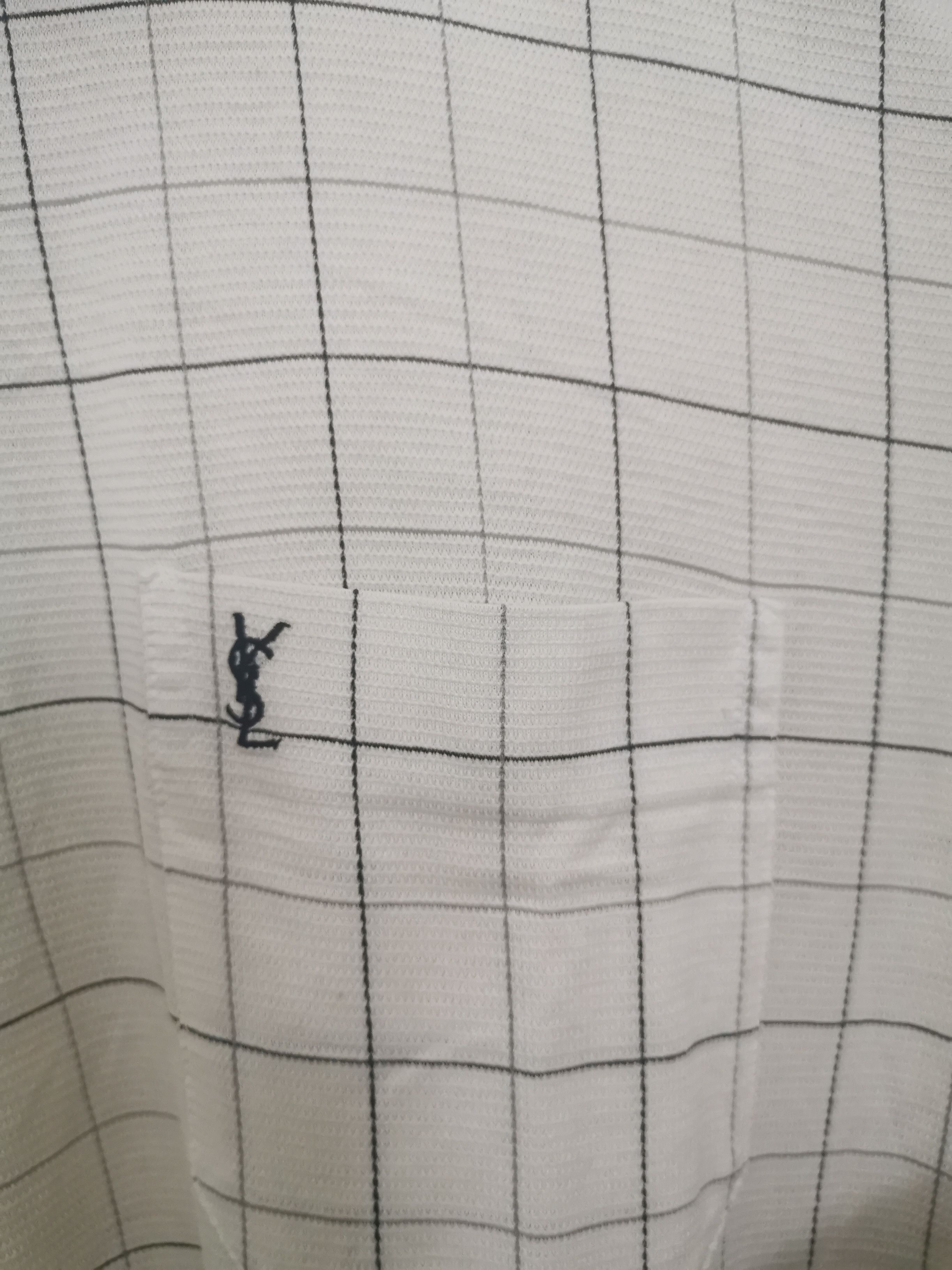 Vintage × Yves Saint Laurent Vintage YSL Yves Saint Laurent Small Logo Pocket Shirt Size US L / EU 52-54 / 3 - 2 Thumbnail