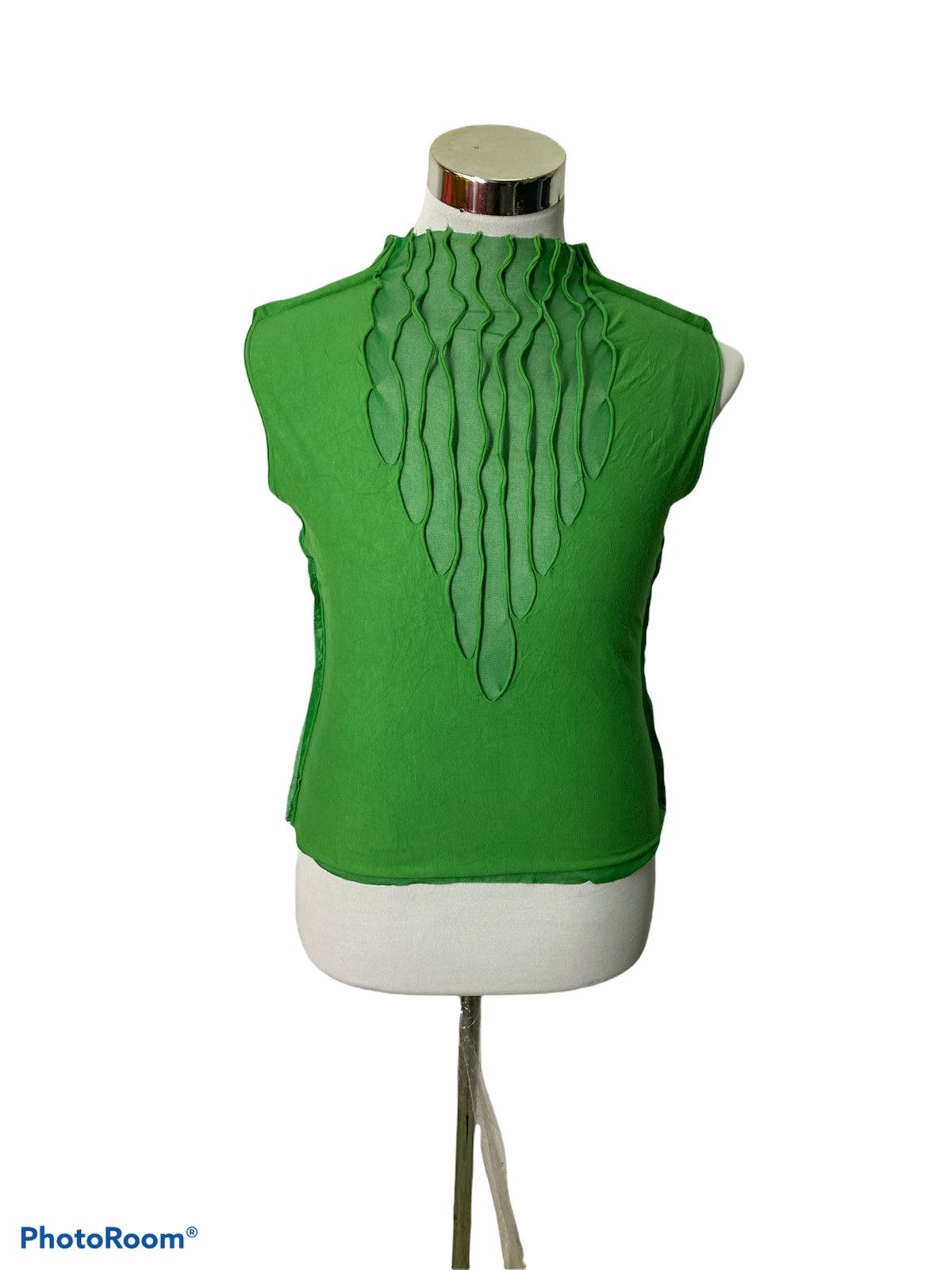 Hiroko Koshino Homme Hiroko Bis Sleeveless Shirt Nice Design Size US M / EU 48-50 / 2 - 1 Thumbnail