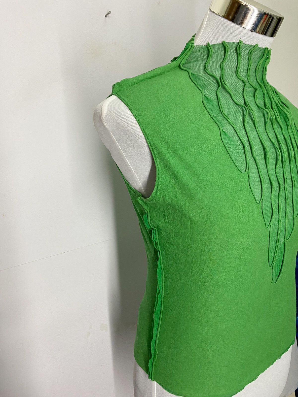 Hiroko Koshino Homme Hiroko Bis Sleeveless Shirt Nice Design Size US M / EU 48-50 / 2 - 5 Thumbnail