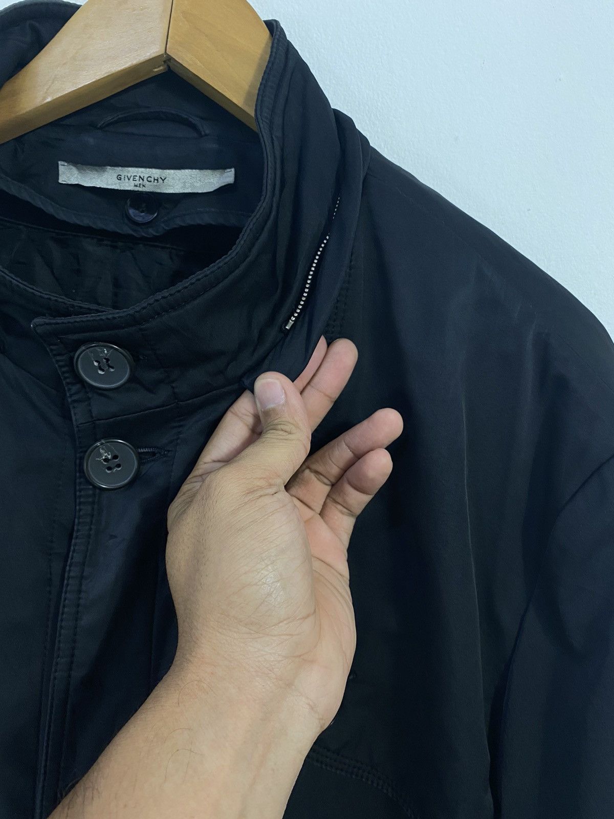 Givenchy Givenchy Men Long Jacket Design Trench Coat Design Size US L / EU 52-54 / 3 - 4 Thumbnail