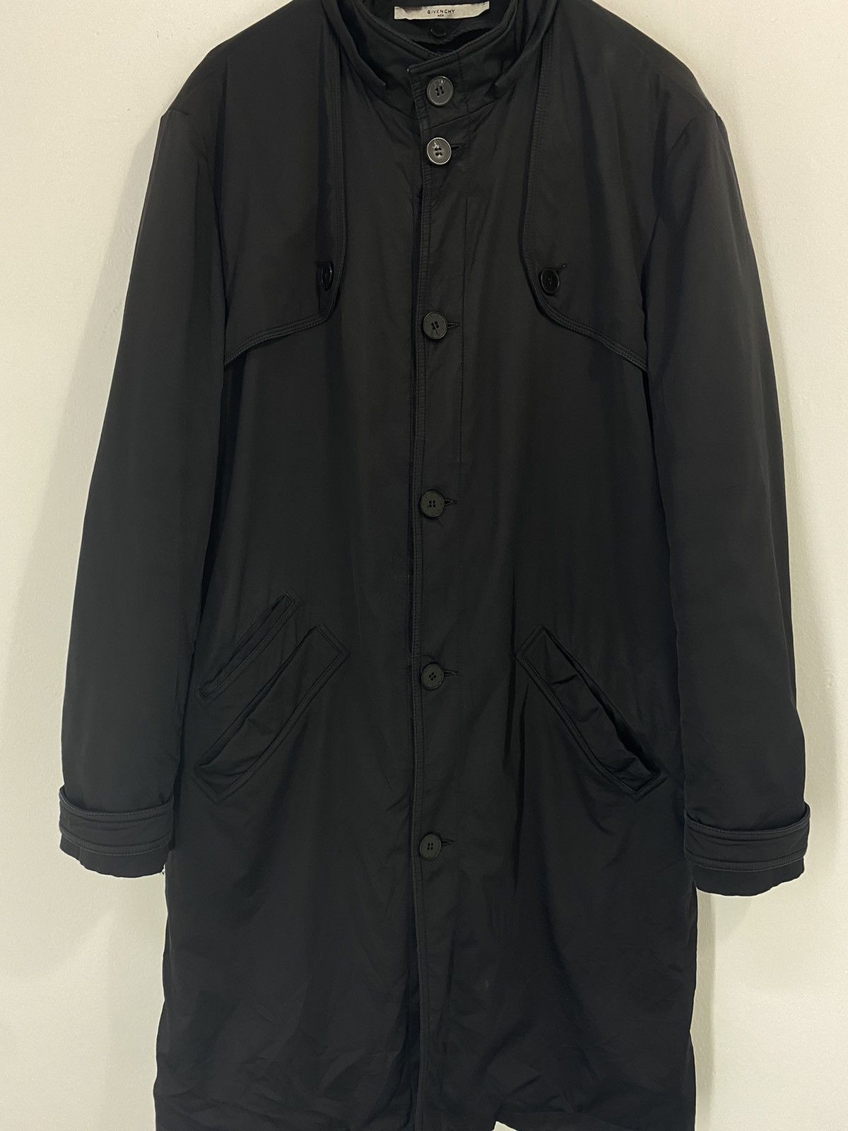 Givenchy Givenchy Men Long Jacket Design Trench Coat Design Size US L / EU 52-54 / 3 - 6 Thumbnail