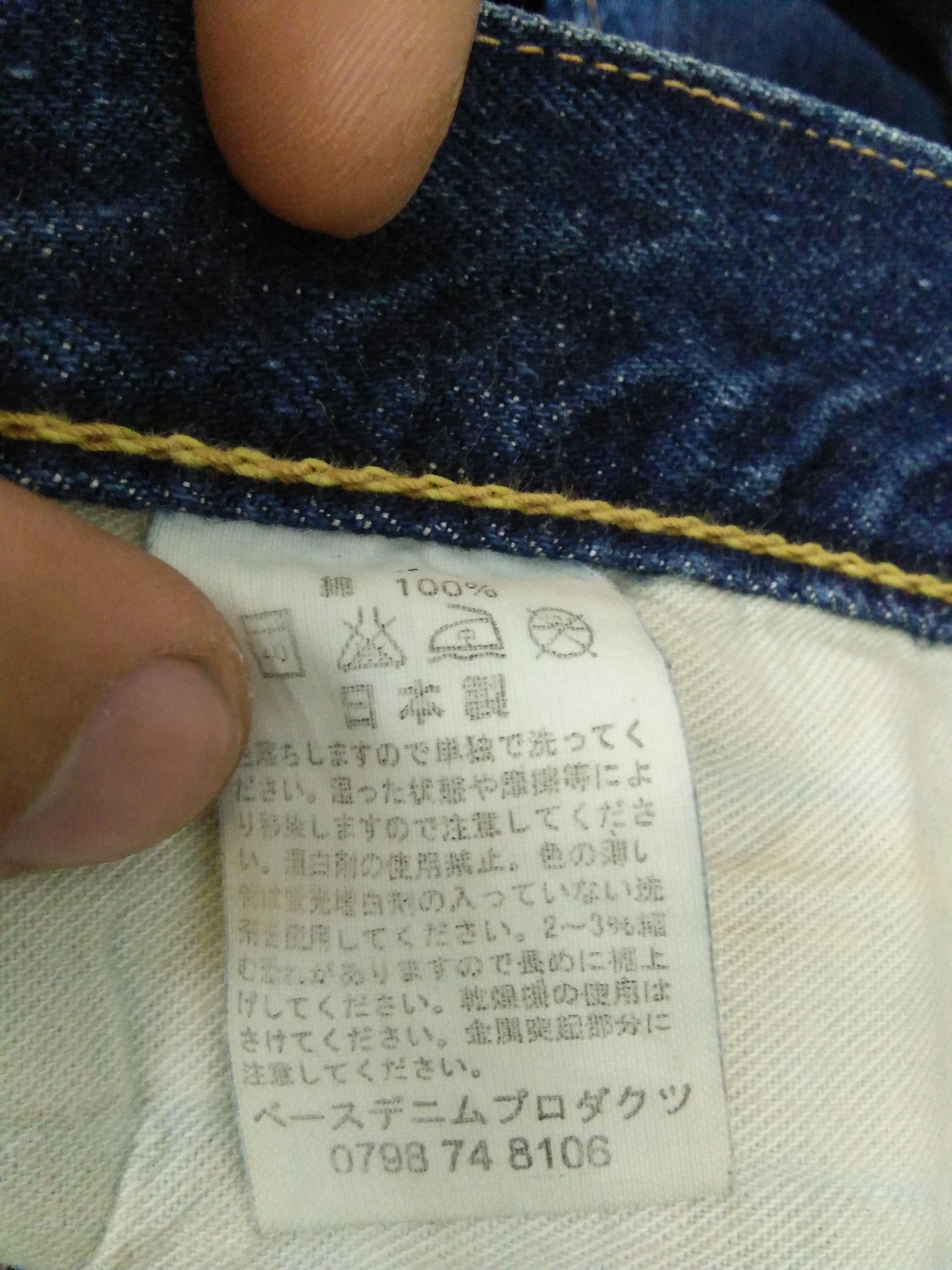 Orslow ORSLOW 105 DENIM SELVEDGE JAPAN 2 YEAR WASH MODEL (A738) w29 Size US 29 - 9 Thumbnail