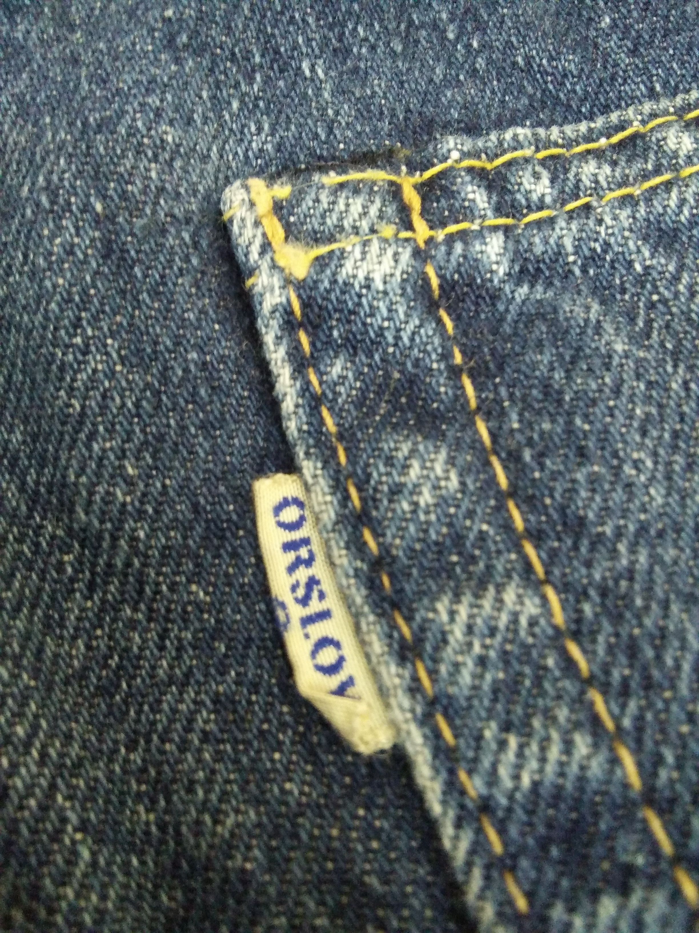 Orslow ORSLOW 105 DENIM SELVEDGE JAPAN 2 YEAR WASH MODEL (A738) w29 Size US 29 - 3 Thumbnail