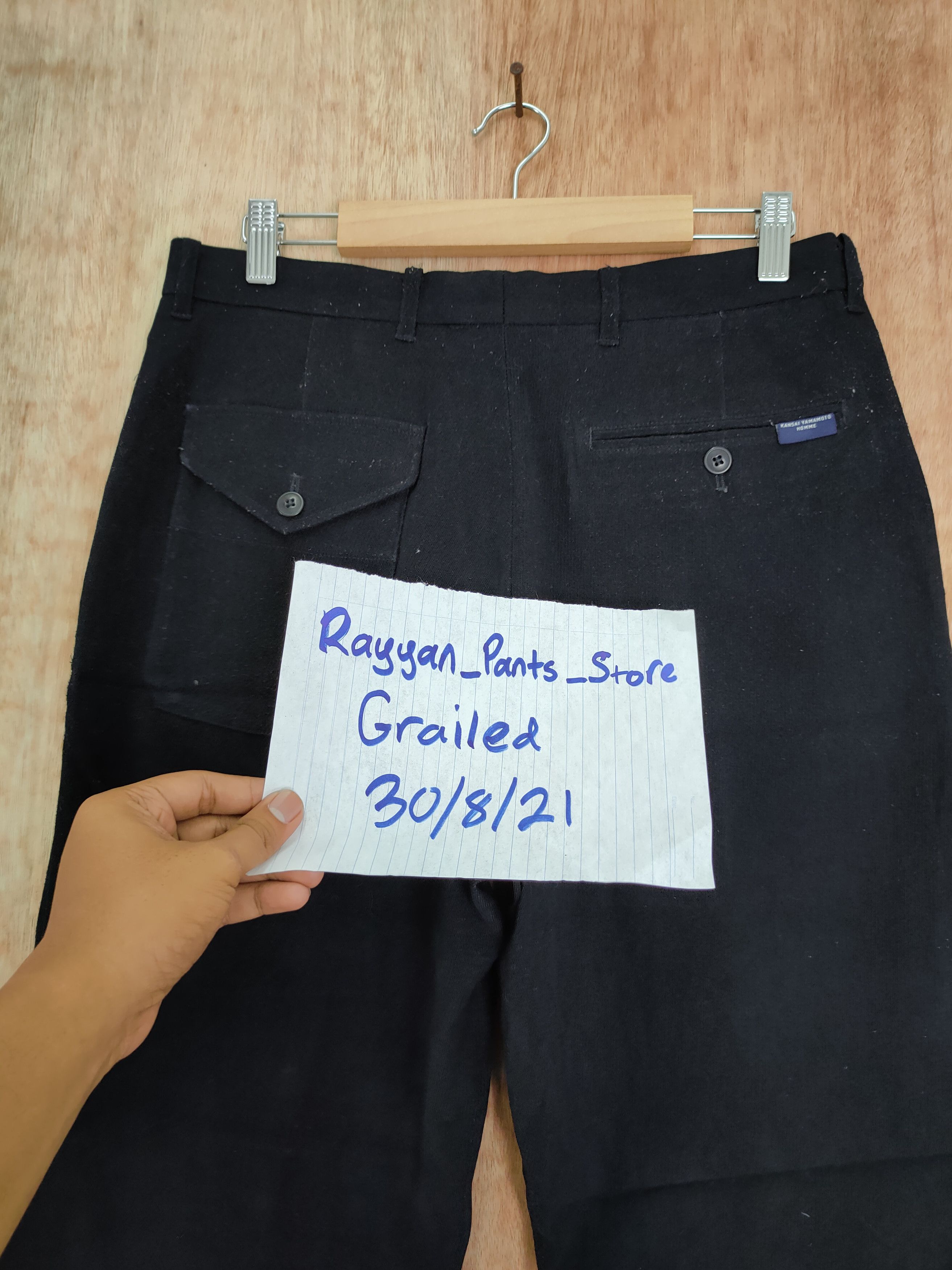 Kansai Yamamoto DLL Kansai Yamamoto casual black pants #720 Size US 30 / EU 46 - 9 Thumbnail