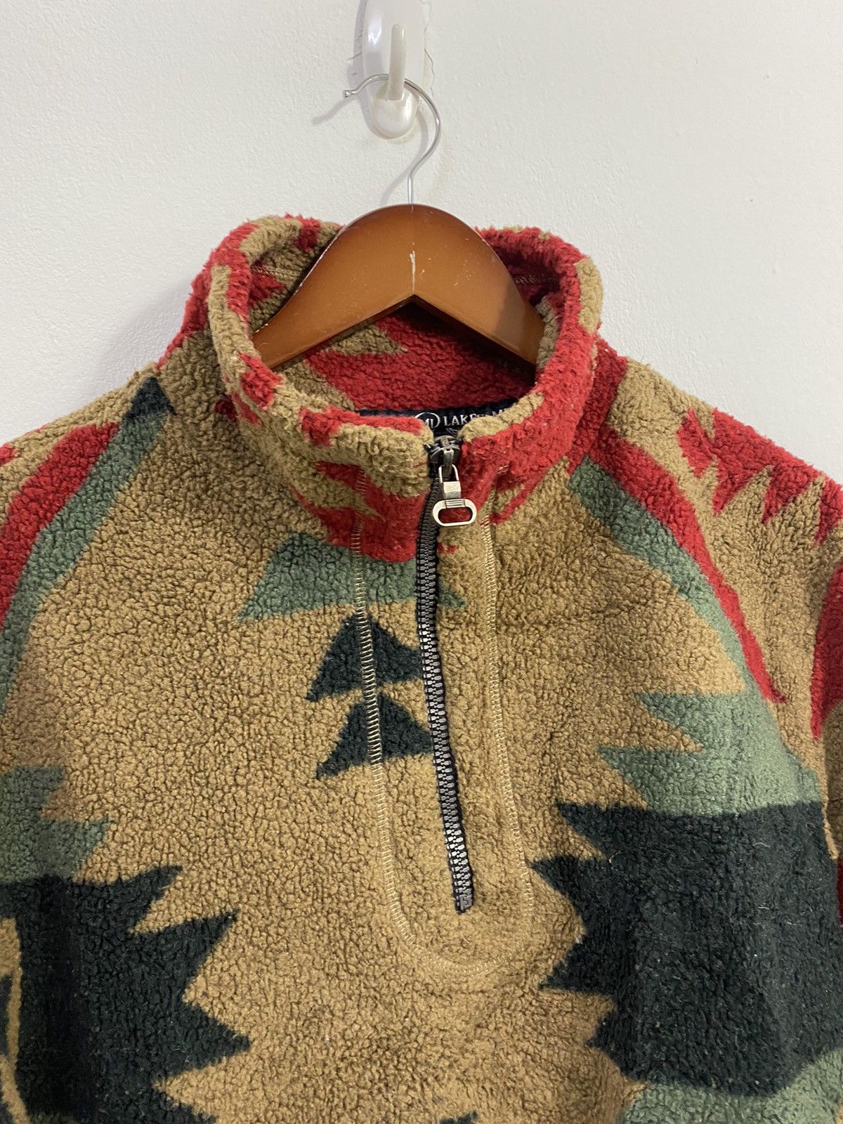 Native Muskoka Lakes Sherpa Sweatshirt Half Zipper Native Design Size US M / EU 48-50 / 2 - 5 Thumbnail