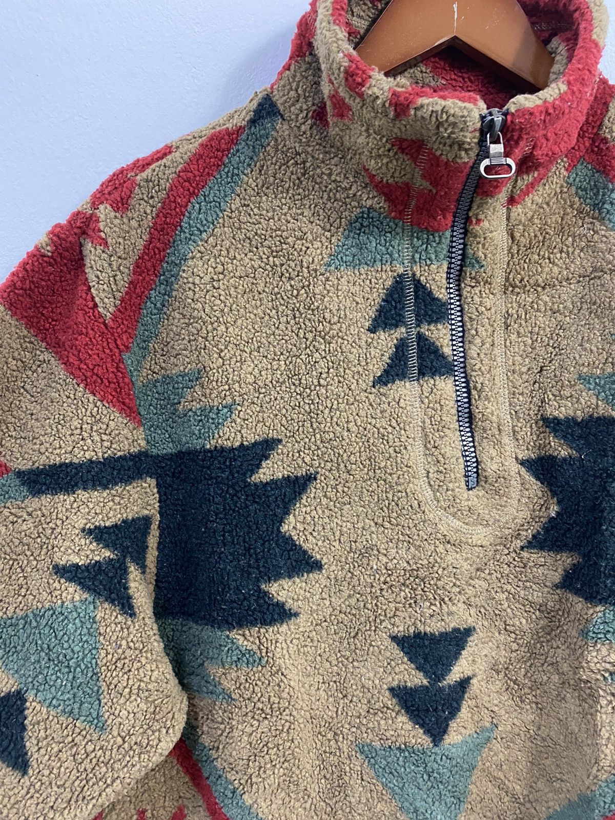 Native Muskoka Lakes Sherpa Sweatshirt Half Zipper Native Design Size US M / EU 48-50 / 2 - 3 Thumbnail