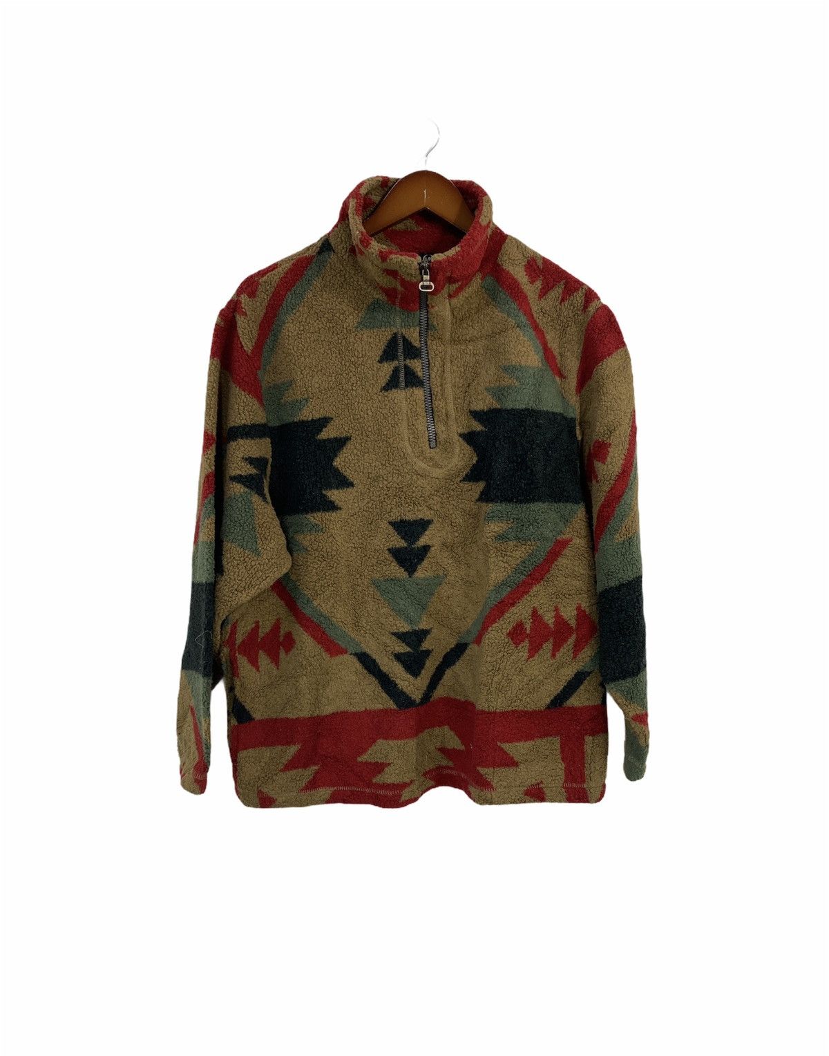 Native Muskoka Lakes Sherpa Sweatshirt Half Zipper Native Design Size US M / EU 48-50 / 2 - 1 Thumbnail