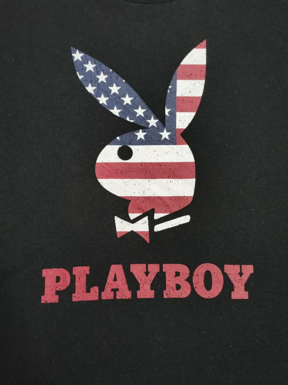 Designer × Playboy × Vintage Playboy Big Logo USA Flag America Flag Rare Design Size US L / EU 52-54 / 3 - 6 Thumbnail