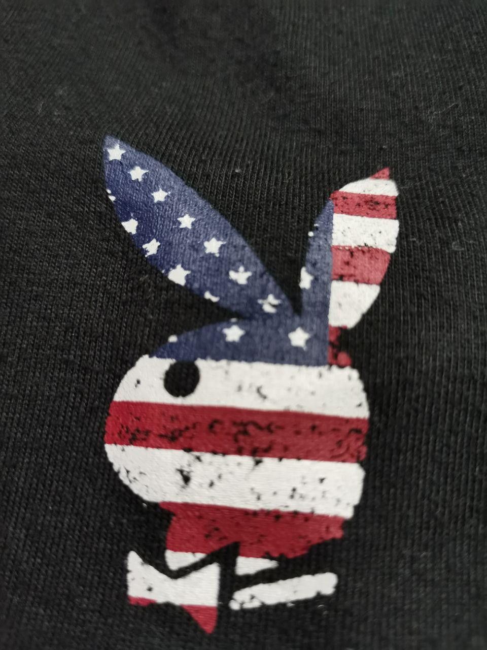 Designer × Playboy × Vintage Playboy Big Logo USA Flag America Flag Rare Design Size US L / EU 52-54 / 3 - 2 Thumbnail