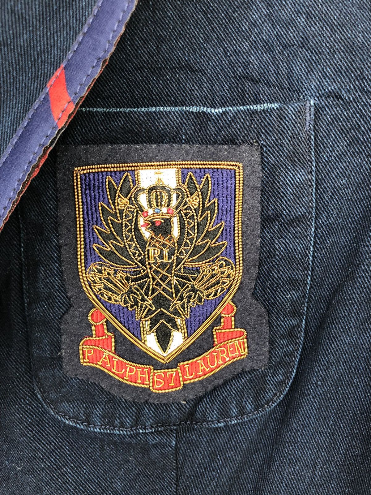 Polo Ralph Lauren Ralph Lauren Royal Patch Indigo Denim Coat Jacket Size US XS / EU 42 / 0 - 3 Thumbnail